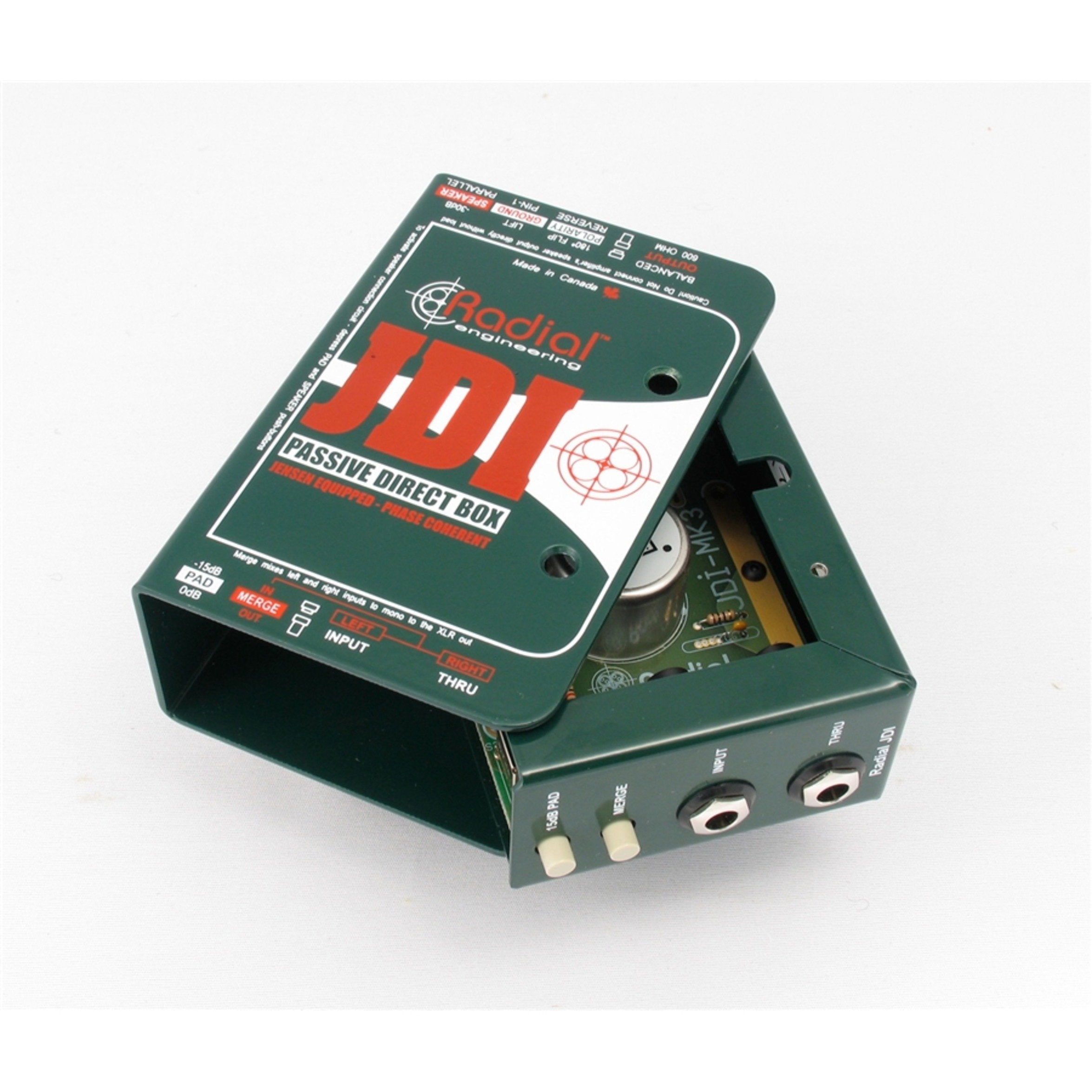 Radial Engineering R8001010Jdi Single Channel Passive Direct Box With Jensen Transformer