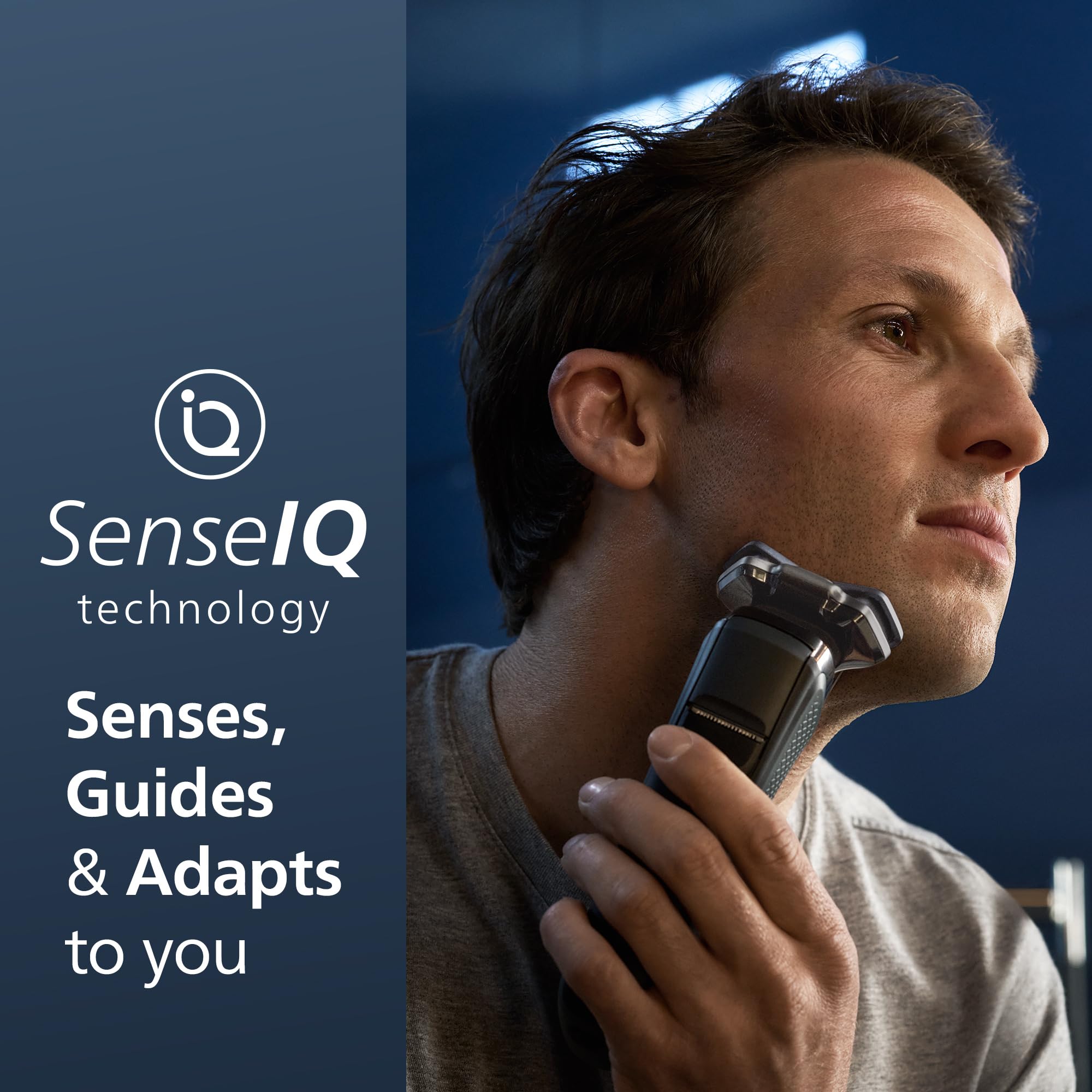 Philips Norelco Shaver Series 9400 Wet And Dry Electric Shaver, With Lift And Cut Shaving System And Senseiq Technology, Pop Up