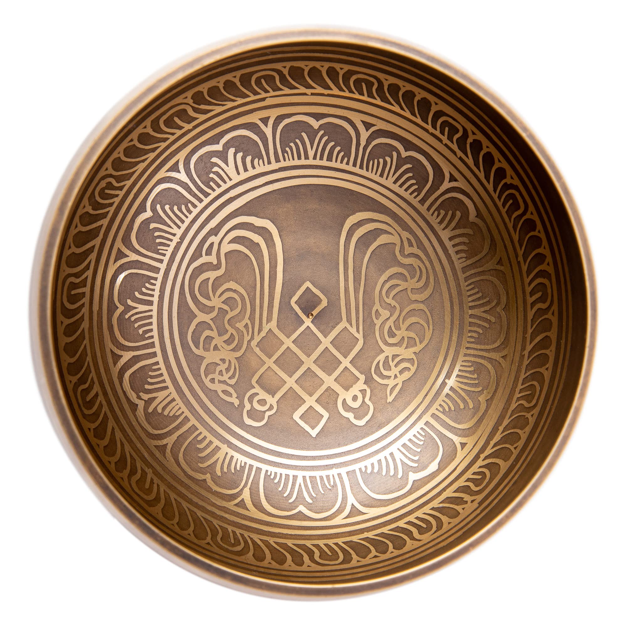 Tibetan Singing Bowl Set   Easy To Play Authentic Handcrafted For Meditation Sound Bowl Chakra Yoga Healing 4 Inches By Himalaya