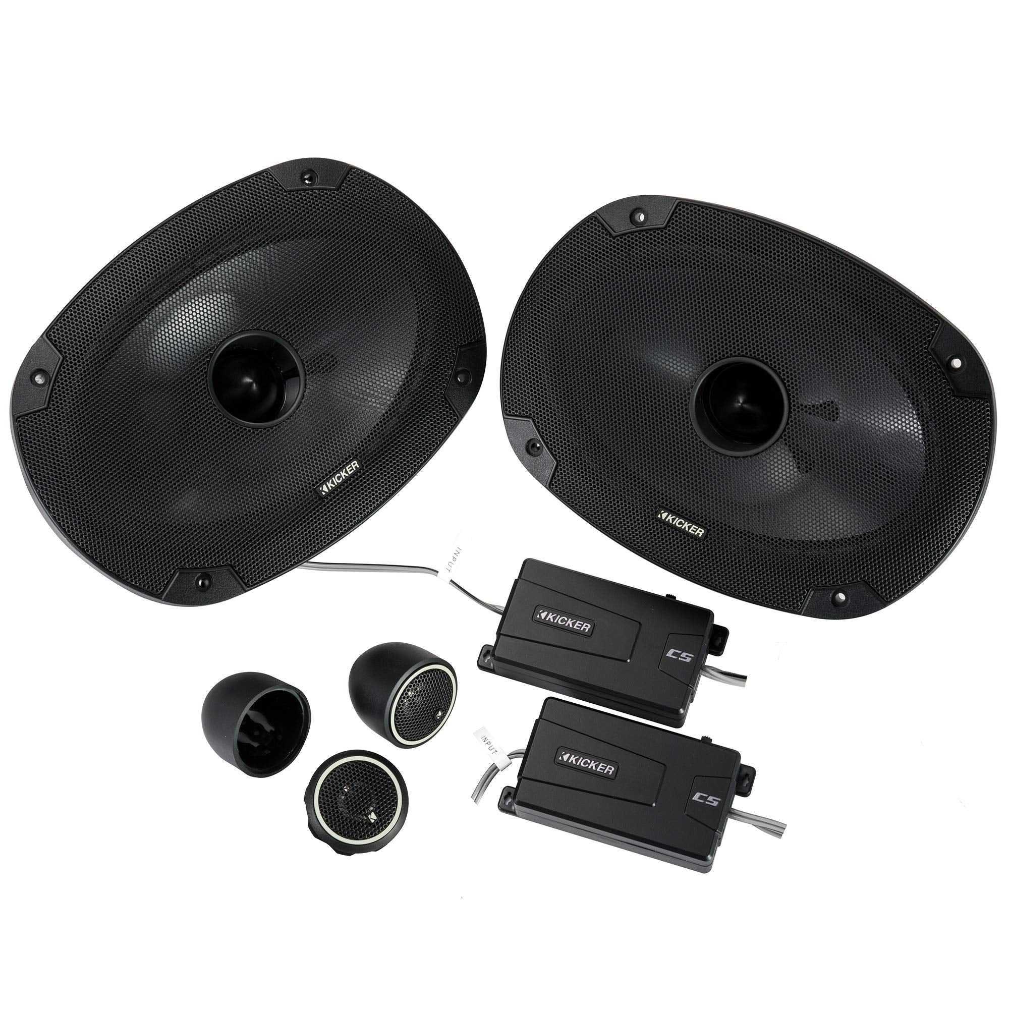 Kicker 46Css694 Cs Series Css69 6X9 Inch (160X230Mm) Component System With .75 Inch Tweeters, 4 Ohm (Pair)