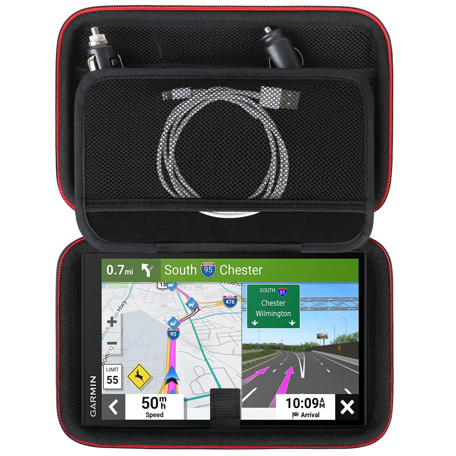 Supmay Gps Case For Garmin Drivesmart 76/65/61/66, Dezl Otr710/Otr700, Garmin Rv 795/780, Drivecam 76, 6 7 Inch Gps Navigator Sy