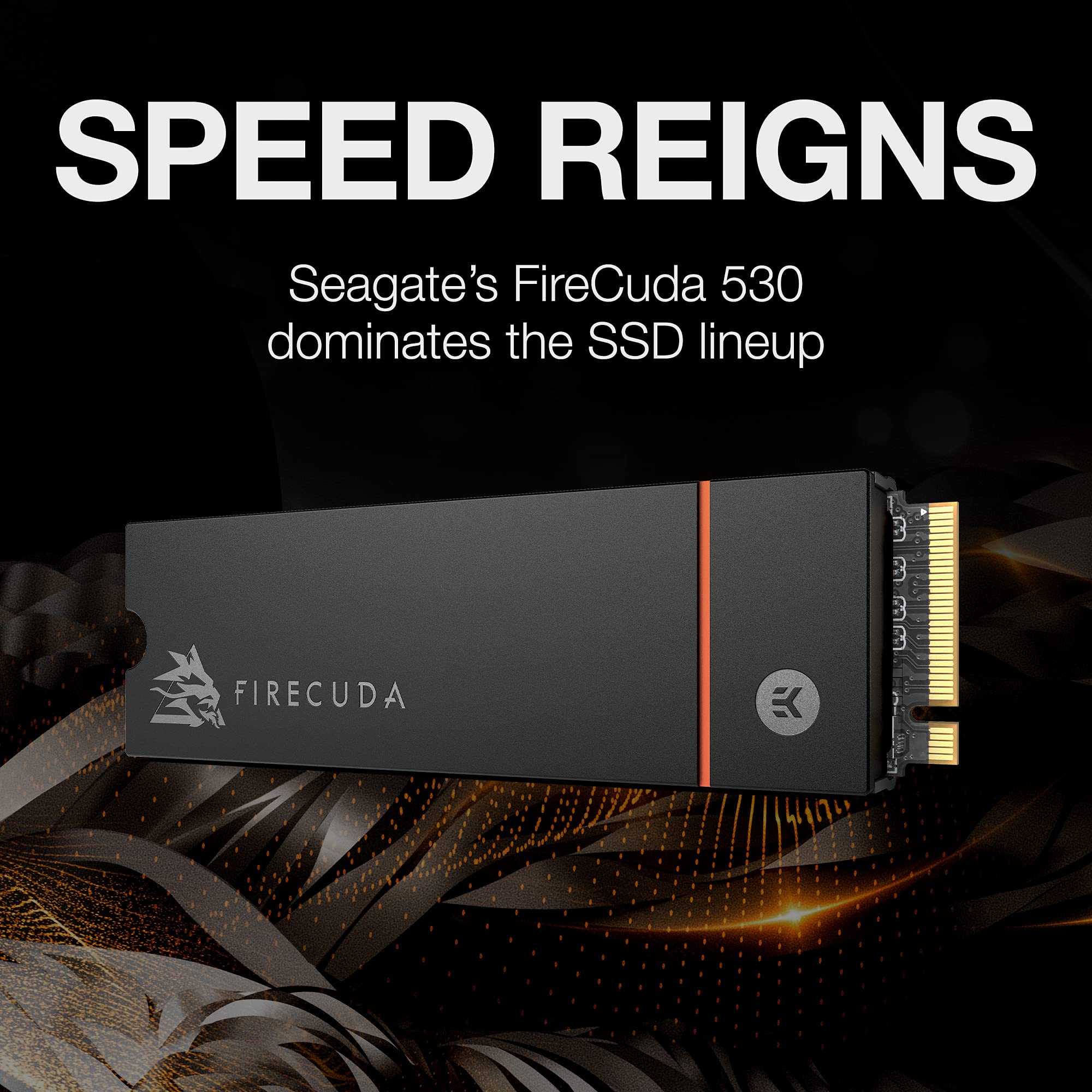 Seagate Firecuda 530 1Tb Solid State Drive   M.2 Pcie Gen4        4 Nvme 1.4, Ps5 Internal Ssd, Speeds Up To 7300Mb/S, 3D Tlc Na