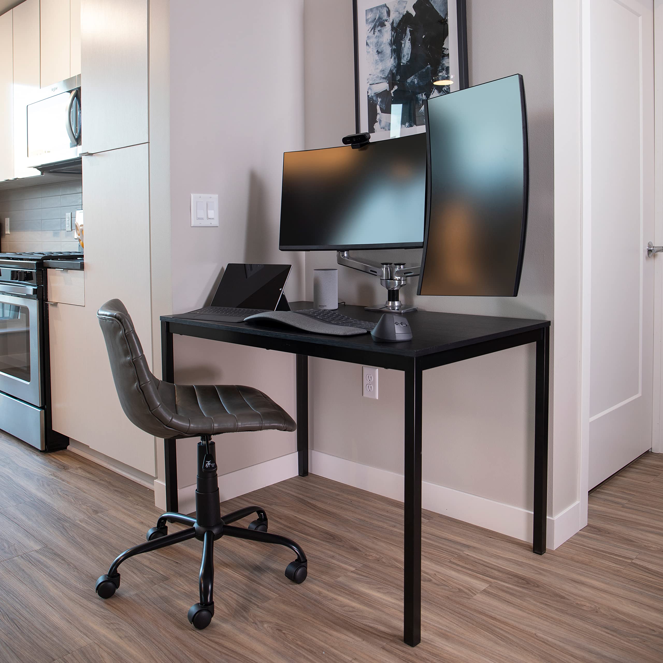 Ergotron � LX Dual Monitor Arm, VESA Desk Mount � for 2 Monitors Up to 27 Inches, 7 to 20 lbs Each � Polished Aluminum