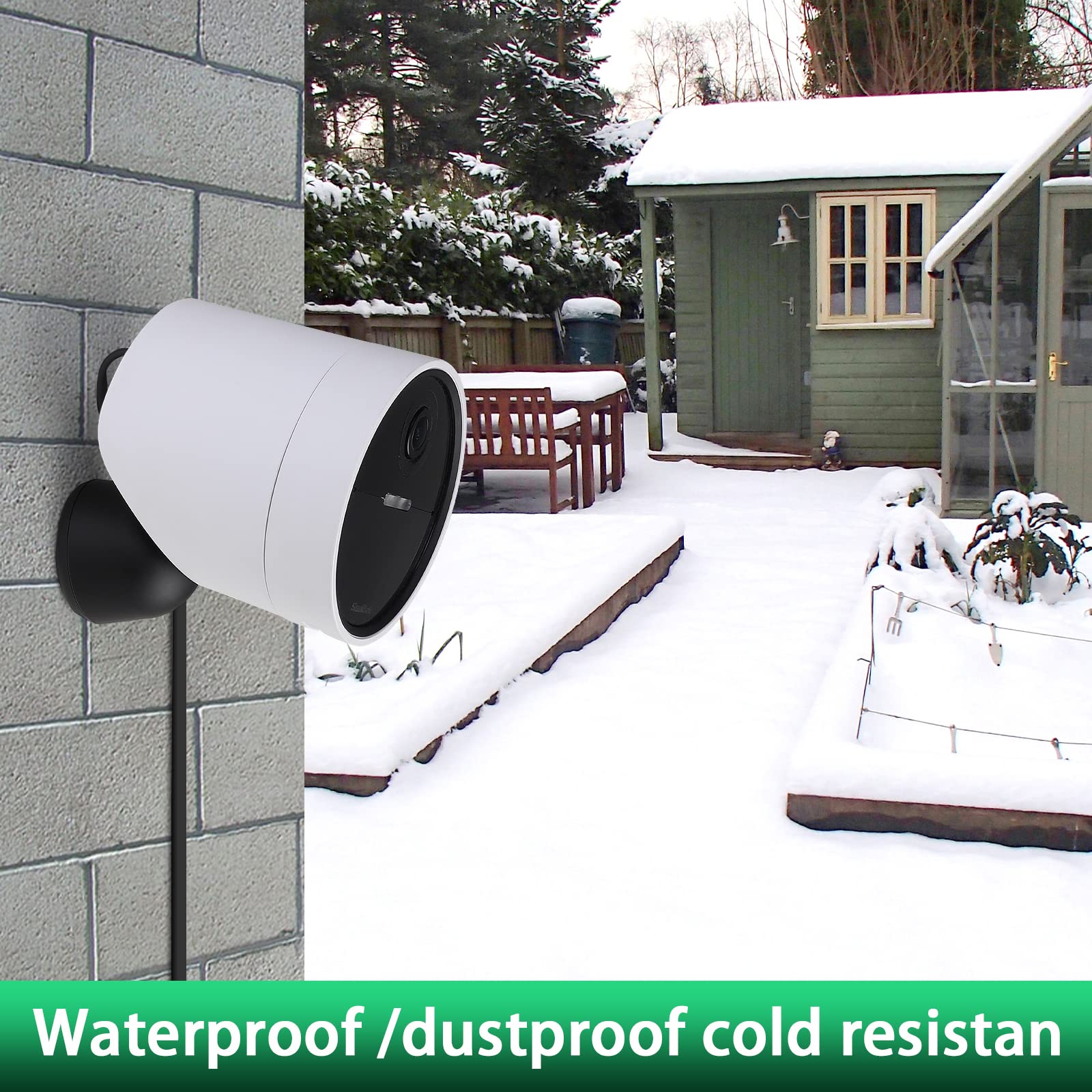 Uyodm Power Cable Compatible With Simplisafe Wireless Outdoor Security Camera,25Ft/7.5M Weatherproof Usb Cable Power Your Simpli