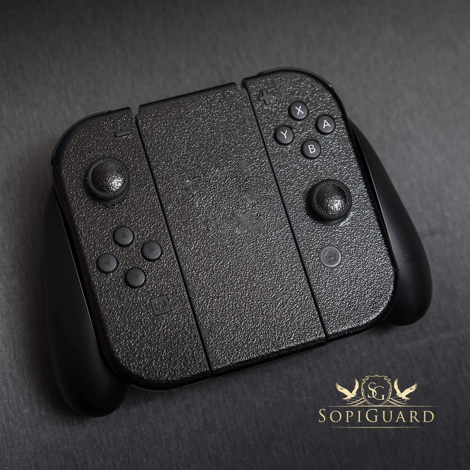 Sopiguard Sticker For Surface Duo Phone Edge To Edge Precision Vinyl Skin Wrap (Rugged Onyx Black)