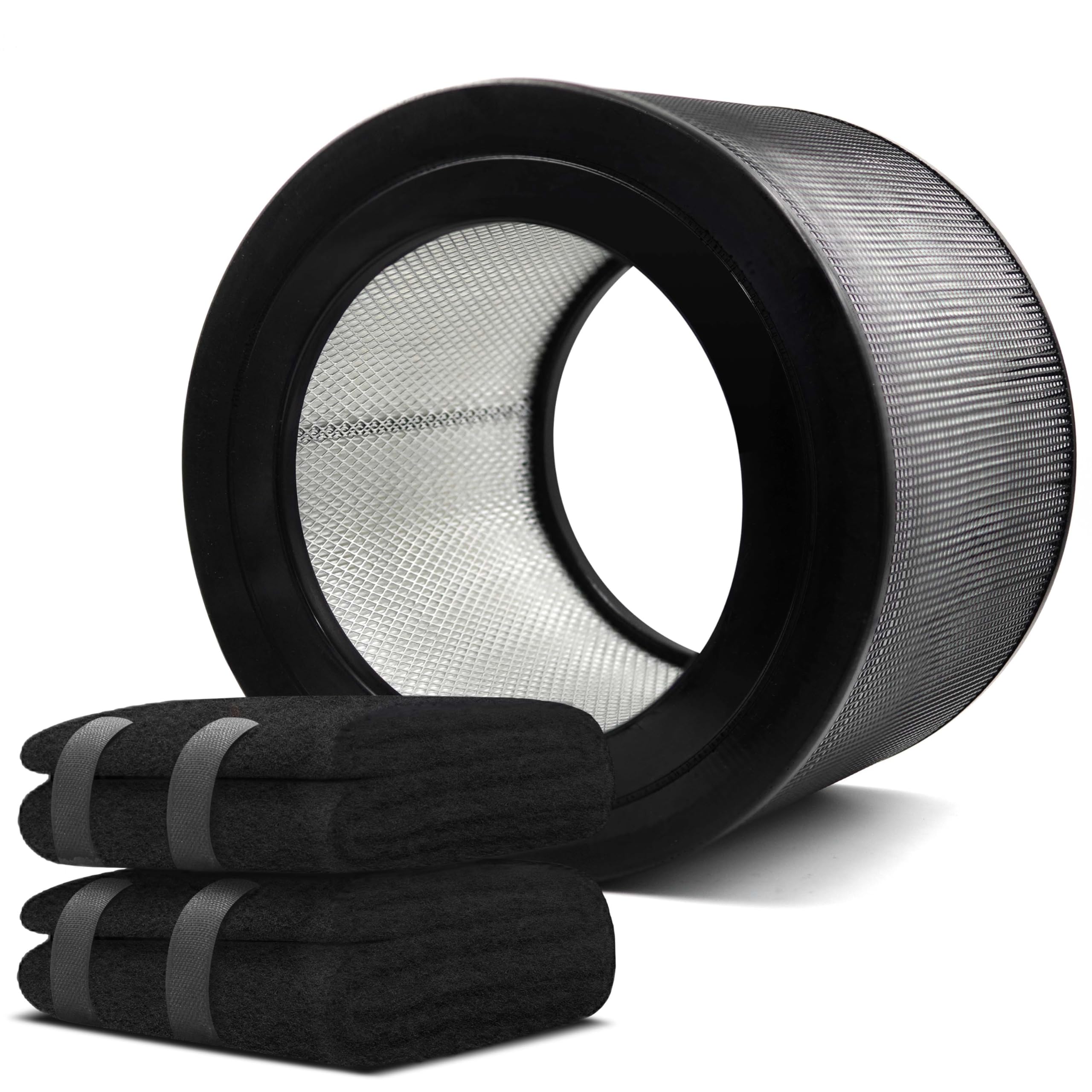 Tomoral 50250 True Hepa Filter Compatible With Honeywell 50250 S Air Filter, Hrf Ap1, Part#24000 With 2 Carbon Pre Filters