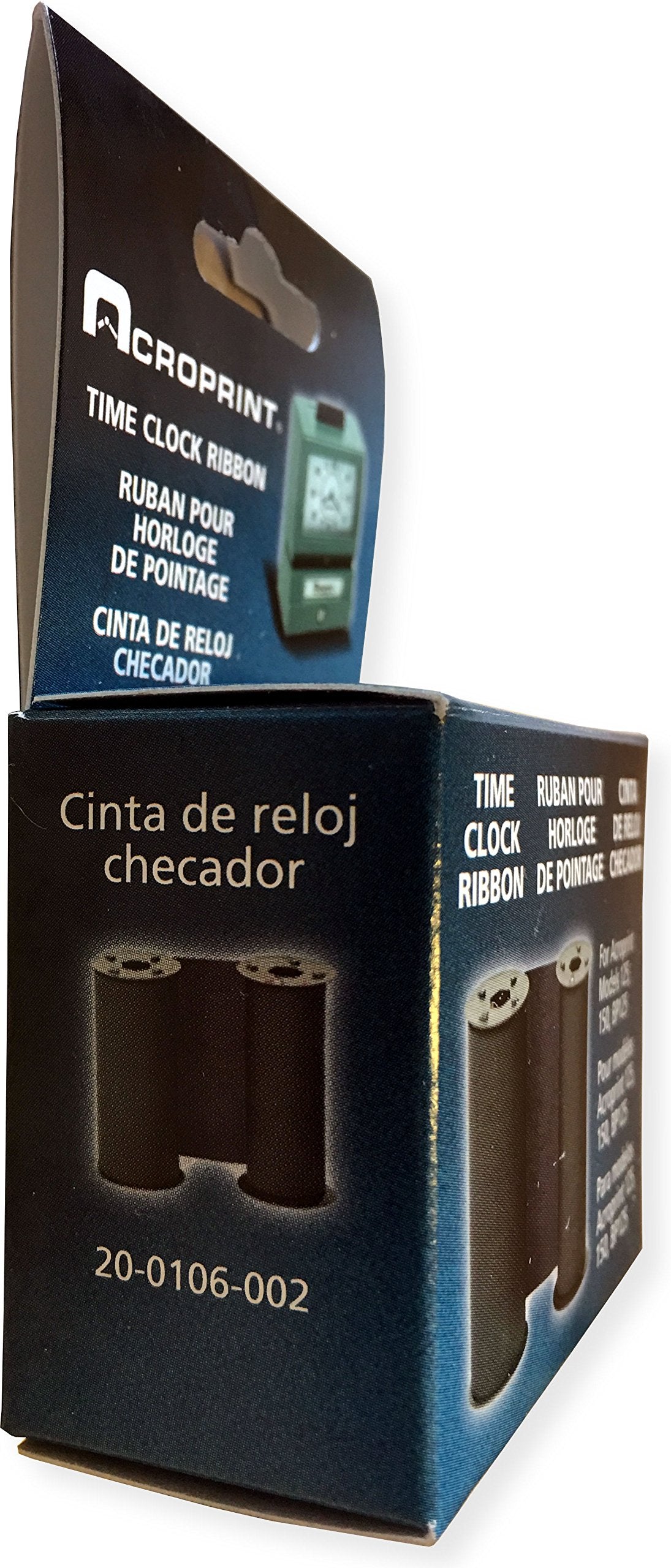 Acroprint 20 0106 002 Red And Blue Time Clock Ribbon For Models: 125, 150 And P150, Pack Of 6 Ribbons