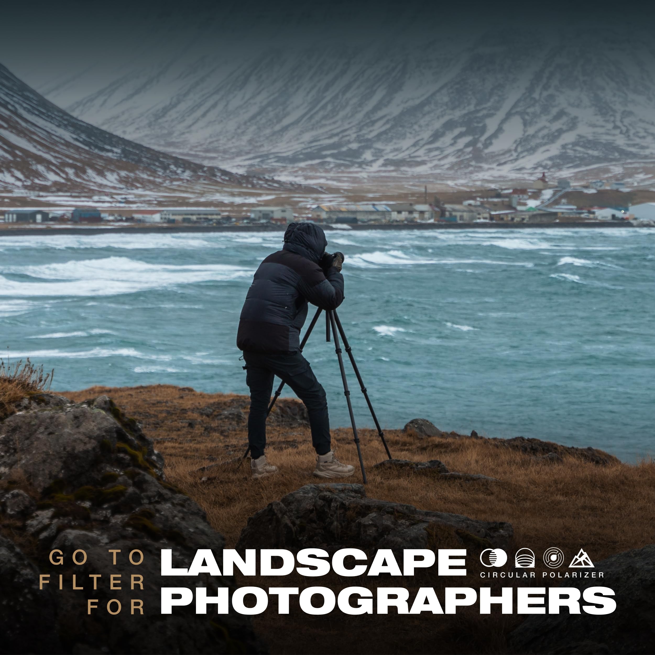 Polarpro - Circular Polarizer (Cp) Filter - 82Mm - Premium Cinemaseries Glass, Anti-Reflective Coating, Ultra-Durable Aluminum F