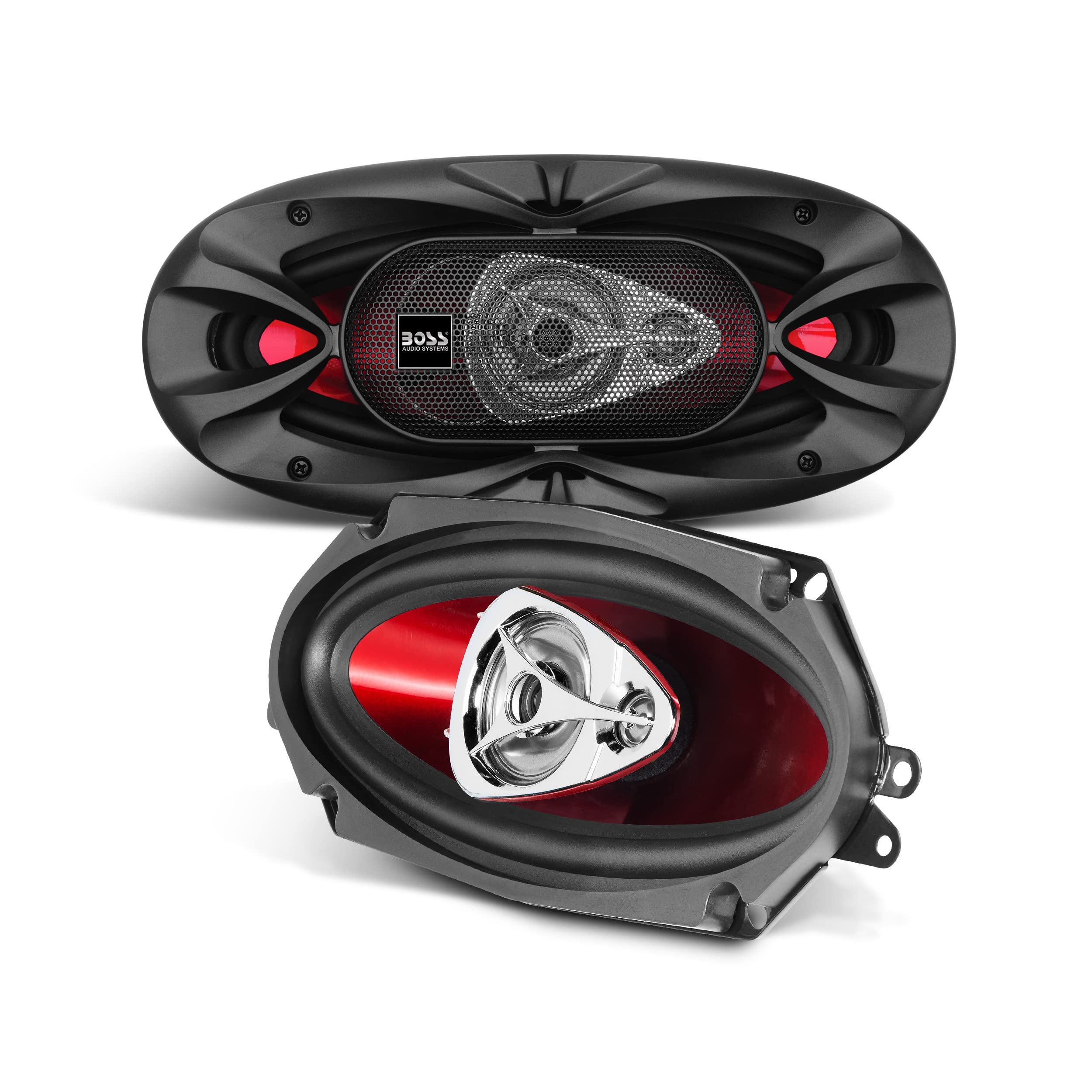 Boss Audio Systems Ch4330 4 X 10 Inch Car Door Speakers   400 Watts Max (Per Pair), Coaxial 3 Way, Full Range, 4 Ohms, Sold In P