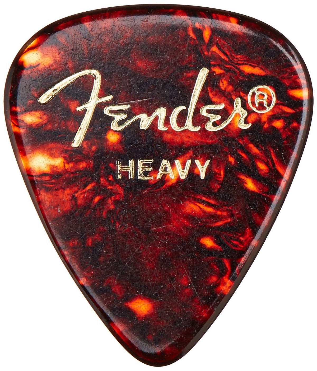 Fender Classic Celluloid Guitar Picks 351 Shape, Tortoise Shell, Heavy, 144 Pack