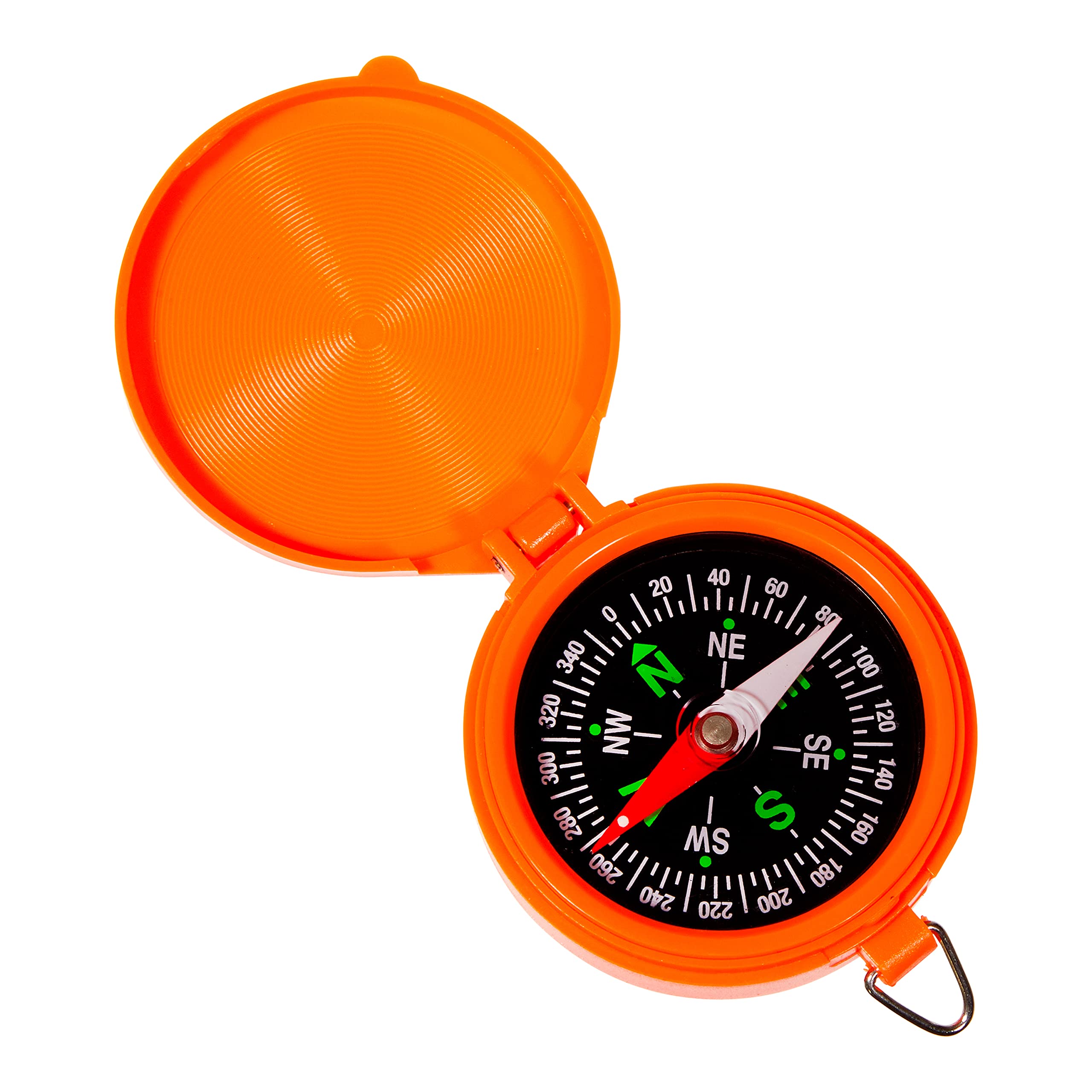 Allen Company Pocket Compass With Lid, Blaze Orange