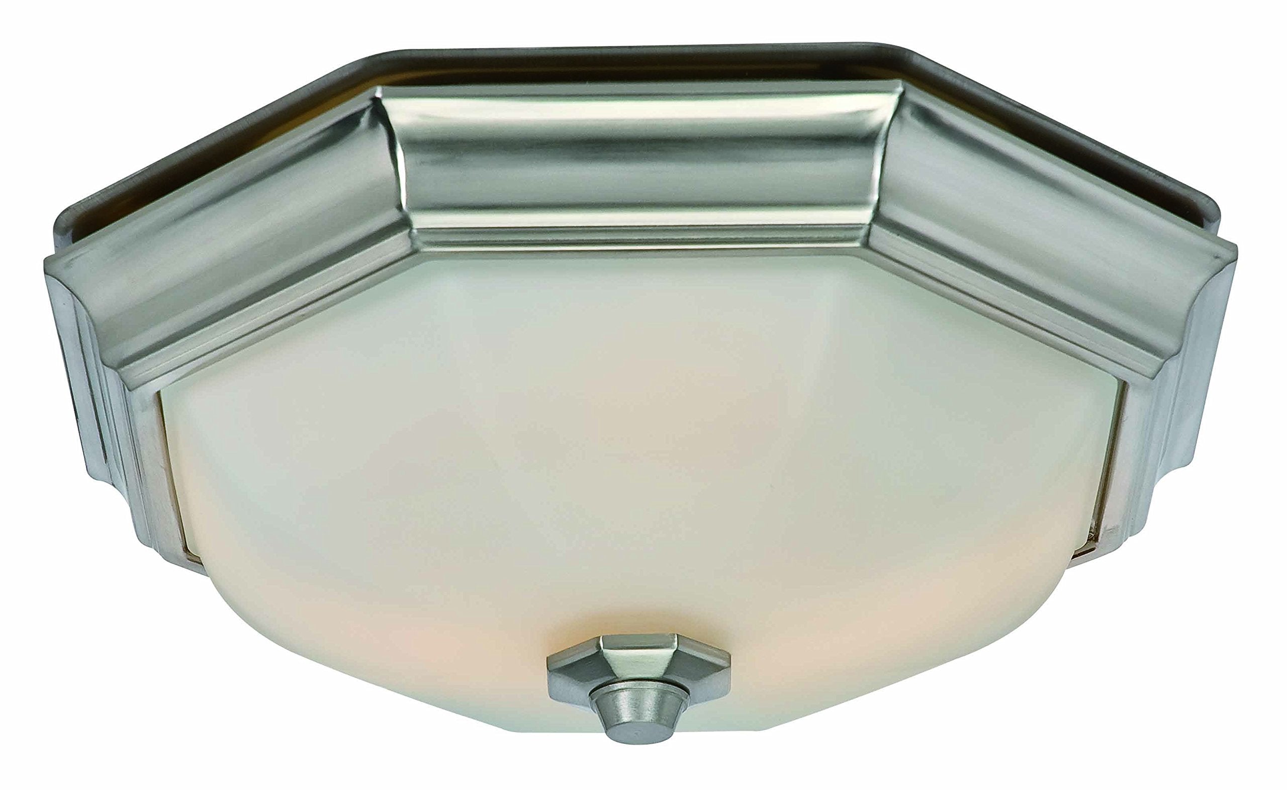 Good Housekeeping (80213) Athens 80 CFM 2.0 Sones Decorative Bathroom Ventilation Exhaust Fan with Light (LED Bulbs Included)