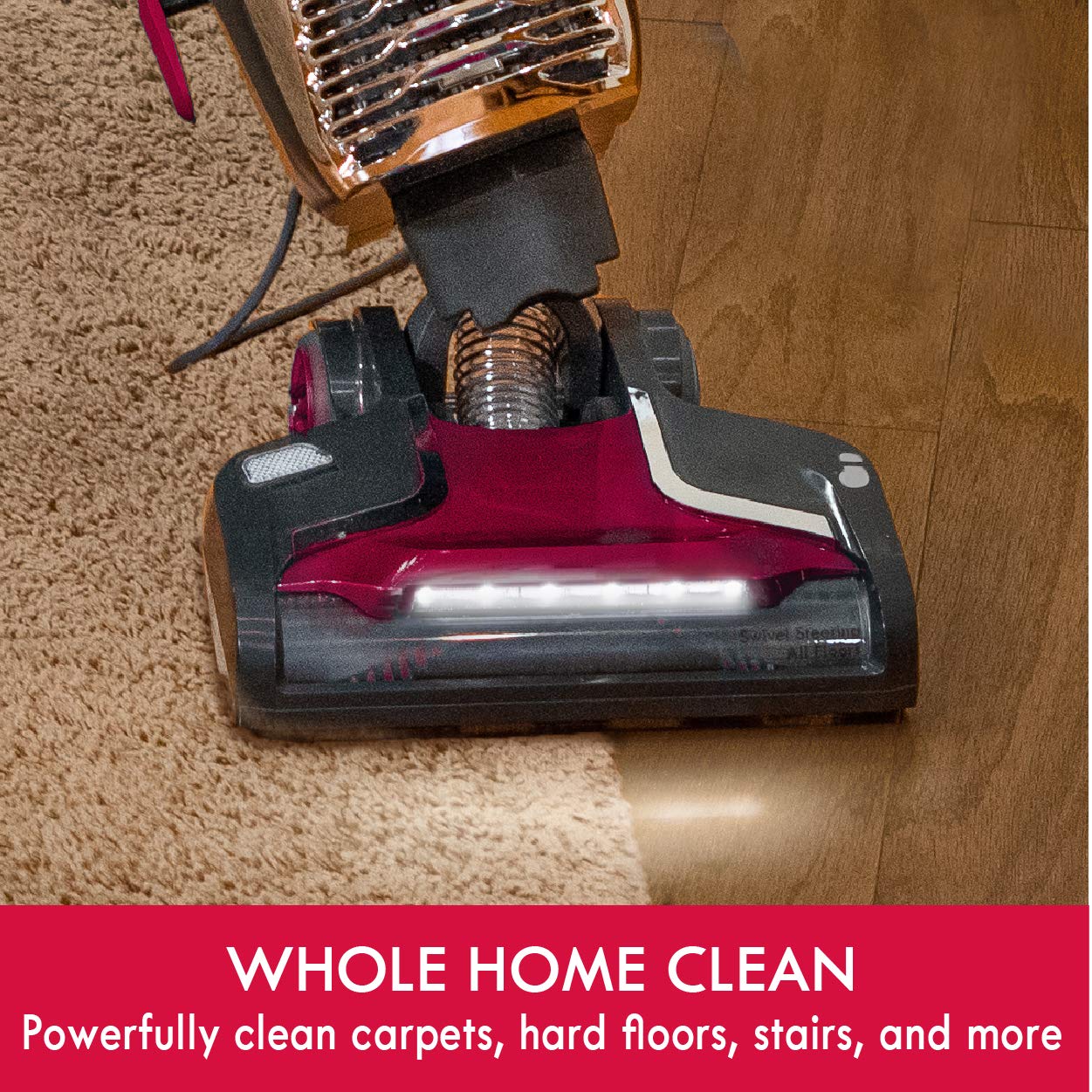 Kenmore BU4020 Bagged Upright Vacuum - 2-Motor Power Suction, HEPA Filter, Pet Handi-Mate, 3-in-1 Tool, Red