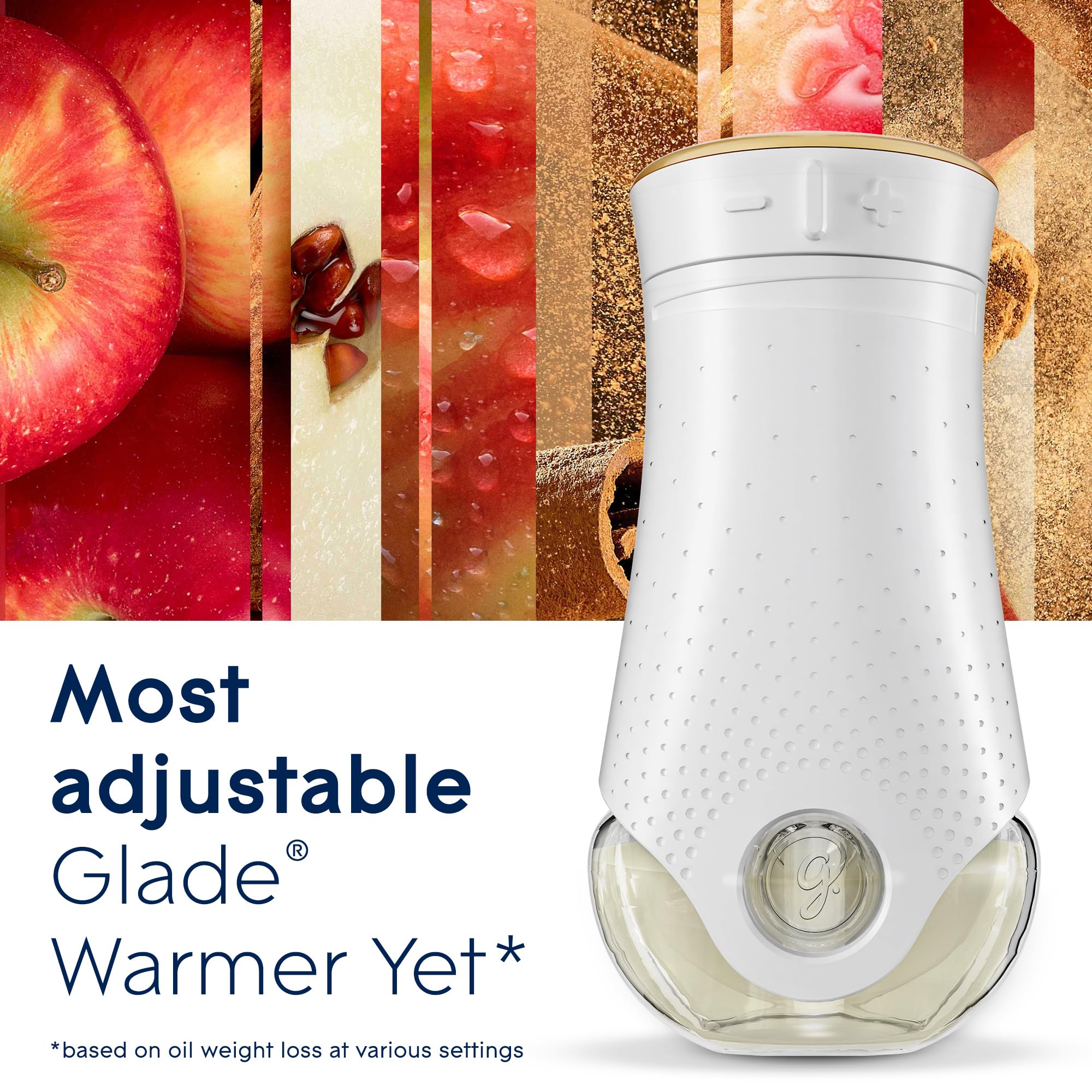 Glade Plugins Refills Air Freshener, Scented And Essential Oils For Home And Bathroom, Autumn Spiced Apple, Limited Edition Scen