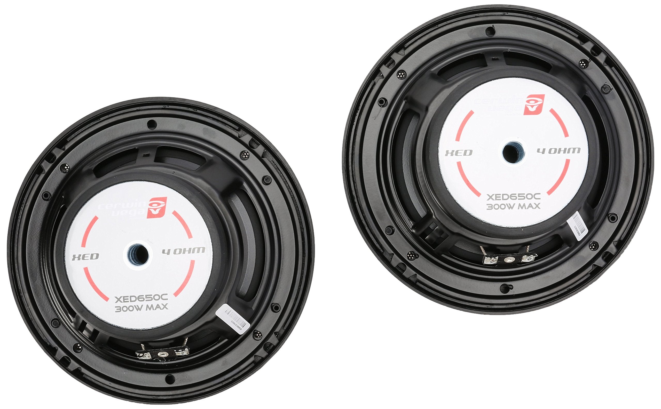 Cerwin Vega XED650C 6.5'' 300W 2-Way Component Speakers XED Series 4O - Car Audio Sound System
