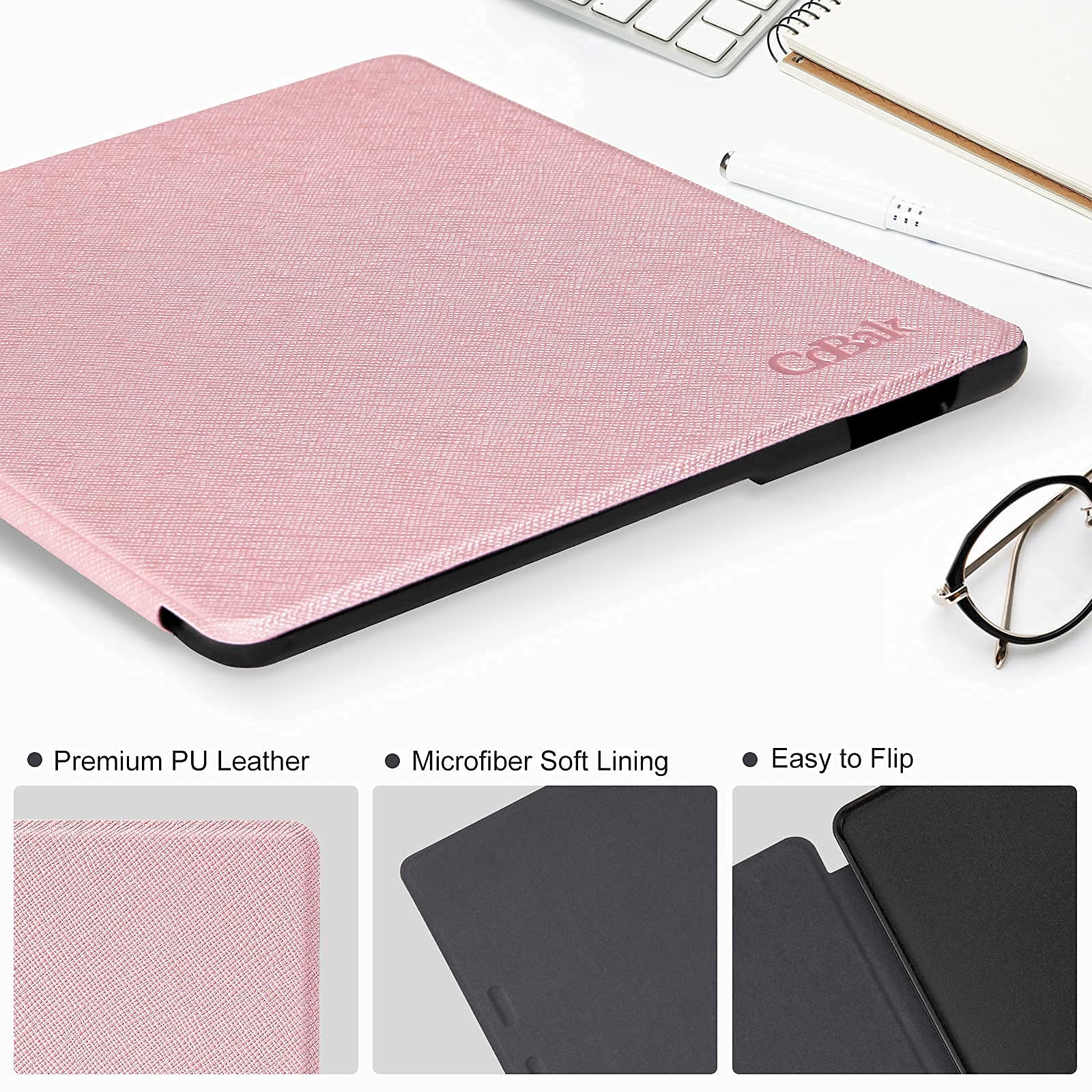 Cobak For Kindle Oasis Case 10Th And 9Th Generation 7 Inch Premium Pu Leather Smart Cover With Auto Sleep Wake Feature For Kindl