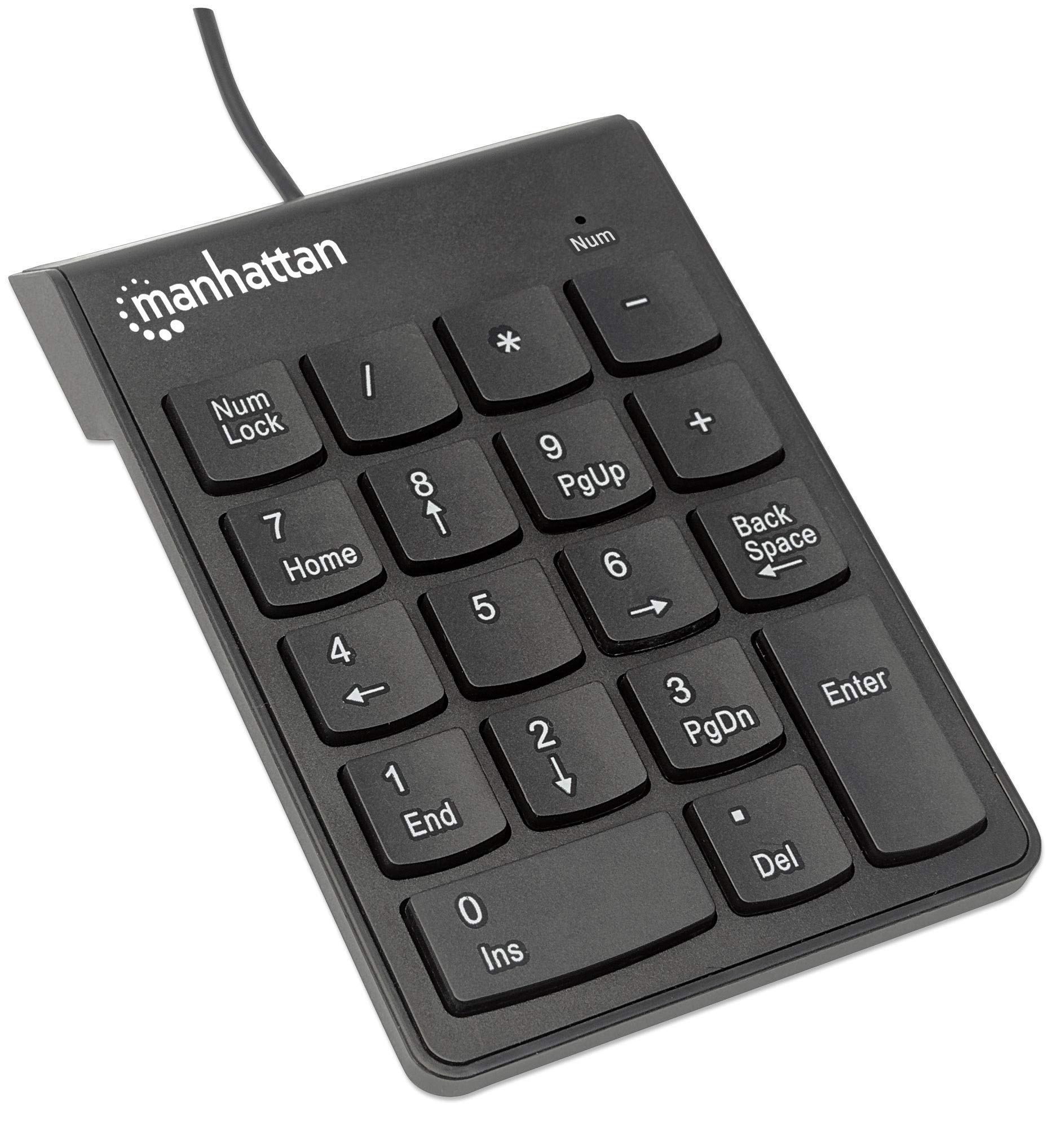 Manhattan Usb Numeric Keypad With 19 Full Size Keys   176354