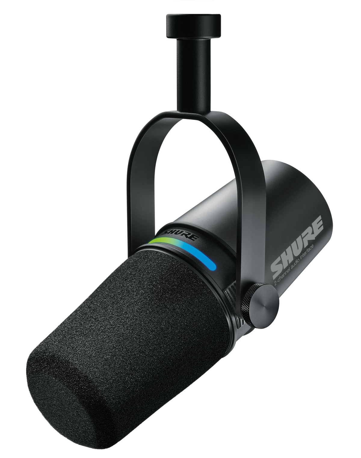 Shure Mv7I Smart Microphone With Built In Audio Interface   Podcast & Musician Mic With 2 Channels, Xlr And 1/4'', Usb C For Mac