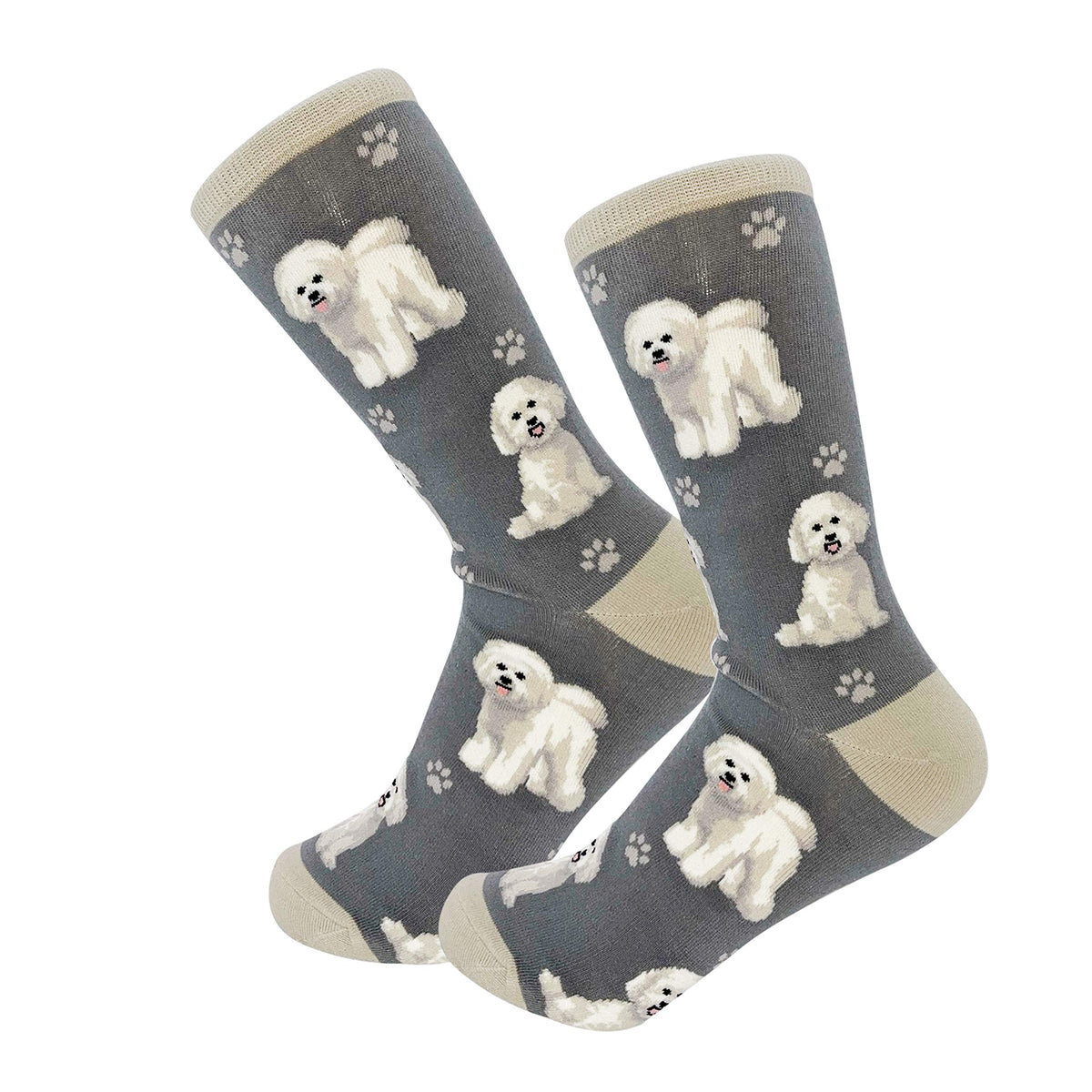 Pet Lover Socks   Fun   All Season   One Size Fits Most   For Women And Men   Dog Gifts (Bichon Frise Gifts   Socks)