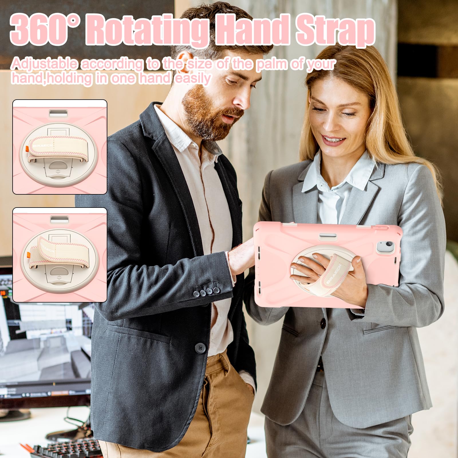 Braecnstock Kids Case For Apple Ipad Air 11 Inch 2024 M2 6Th Gen Ipad Pro 11 4Th 3Rd 2Nd 1St Gen Ipad Air 5Th 4Th Gen 10.9'' Sho