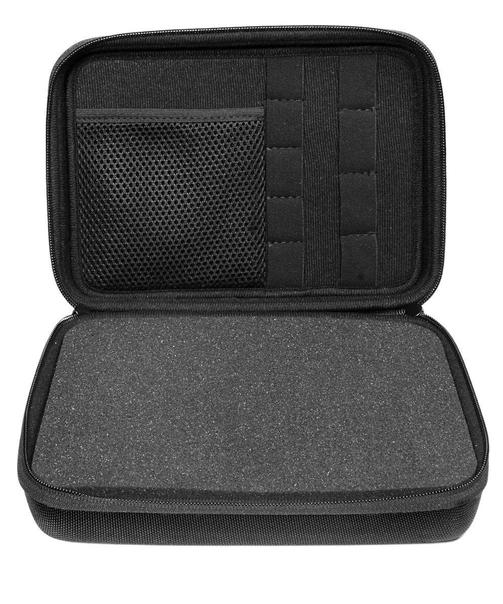 Professional Portable Recorder Case With Diy Foam Inlay For Dr-05, Dr-40, Dr-22L, Dr-100Mkll, Dr-1, Mini Tripod, Adapter, Mic Po