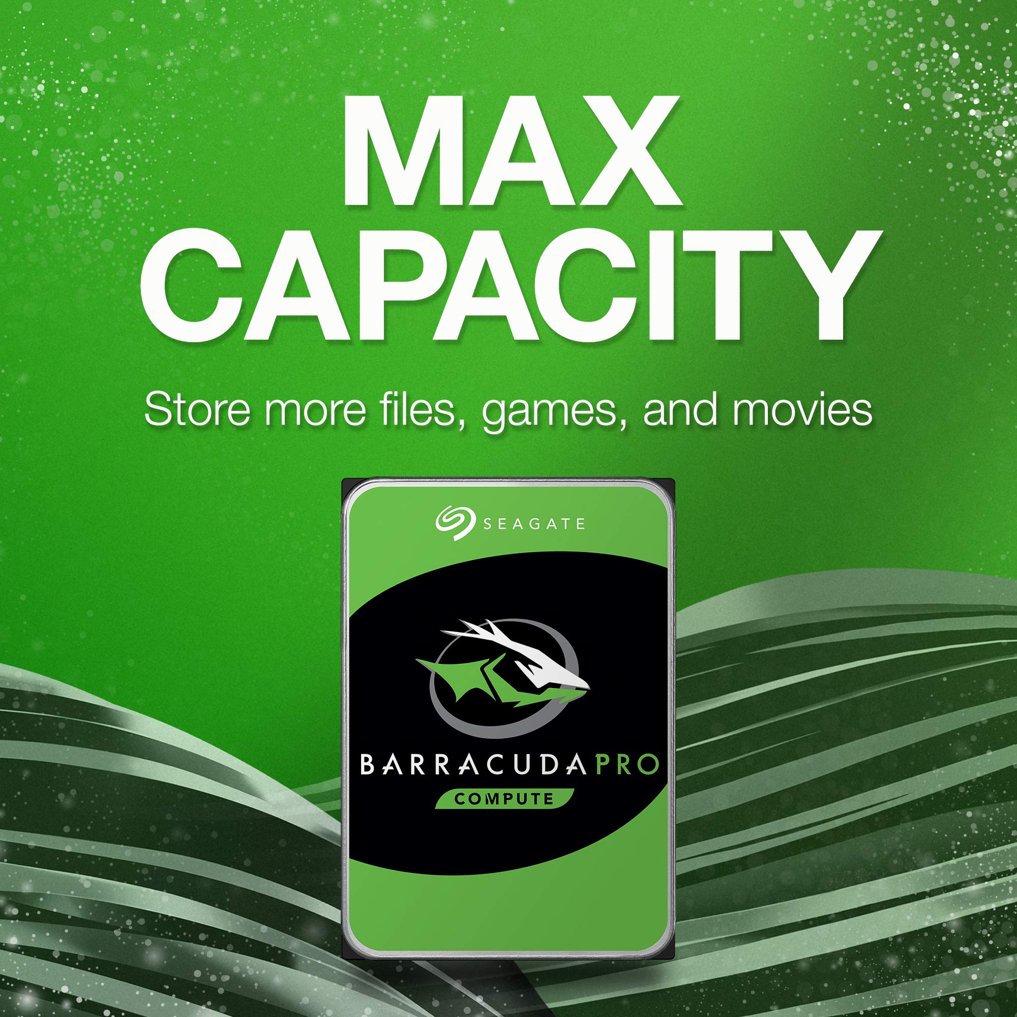 Seagate BarraCuda Pro 12TB Internal Hard Drive Performance HDD � 3.5 Inch SATA 6 Gb/s 7200 RPM 256MB Cache for Computer Desktop PC Laptop, Data Recovery � Frustration Free Packaging (ST12000DM0007)