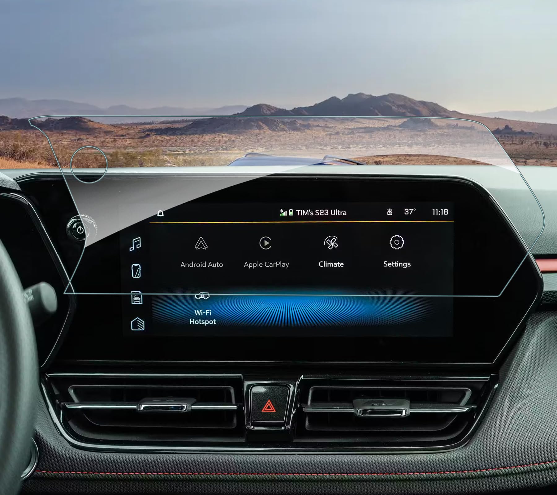 Shaohao For 2024 2025 Chevy Trailblzer Screen Protector Compatible With Chevy Trailblazer Accessories 2025 2024 Trailblazer (Lt, Ls, Activ) 11 In Diagonal Touch Screen Tempered Glass Scratch Resistant