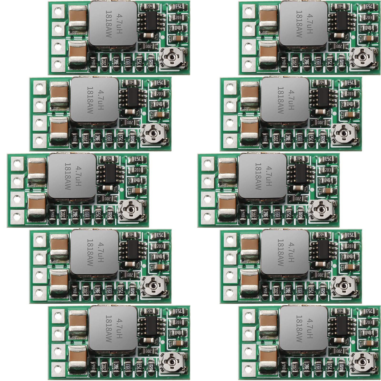 10 Pieces 5V Regulator Module Mini Voltage Reducer Dc 4.5 24V 12V 24V To 5V 3A Volt Buck Converter Power Supply Transformer Modu