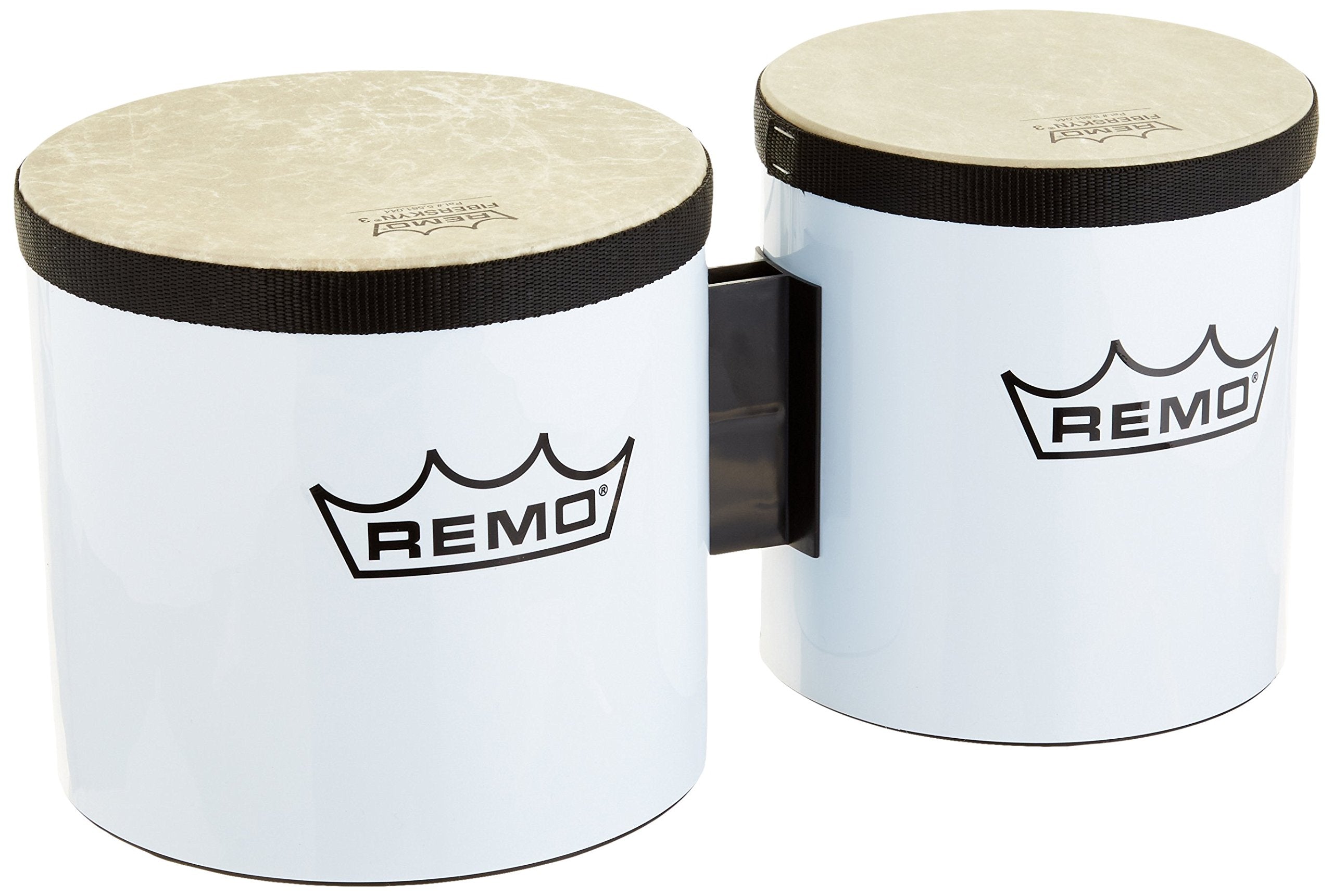 Remo BG-5300-00 Festival Bongo Drum - White, 6-7