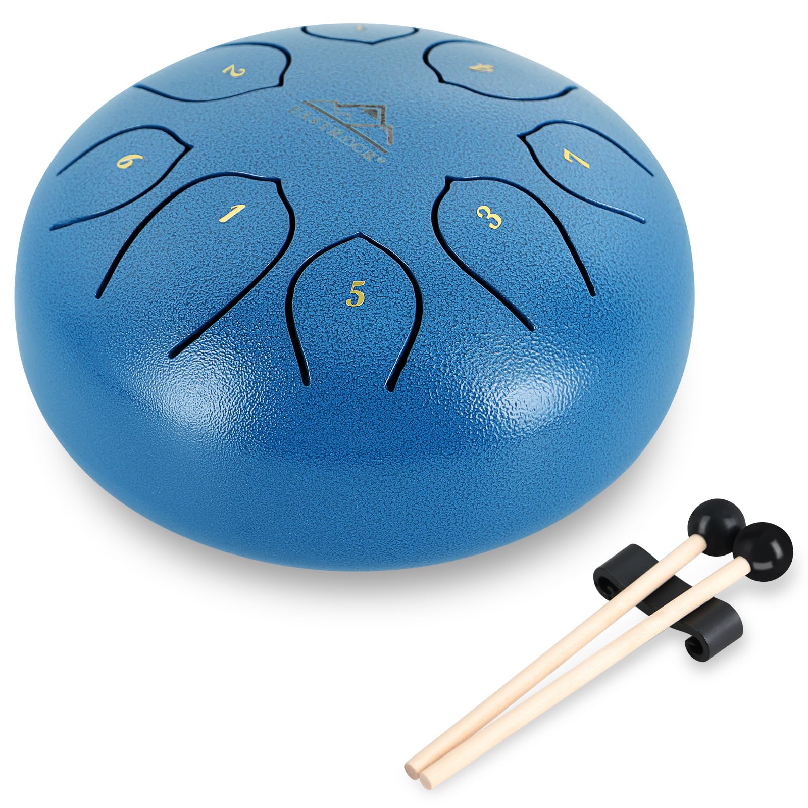 EASTROCK Steel Tongue Drum for Kids 6 Inches 8 Notes Steel Drum Tongue Drum Handpan Drum C Key with Travel Bag,Meditation Entert