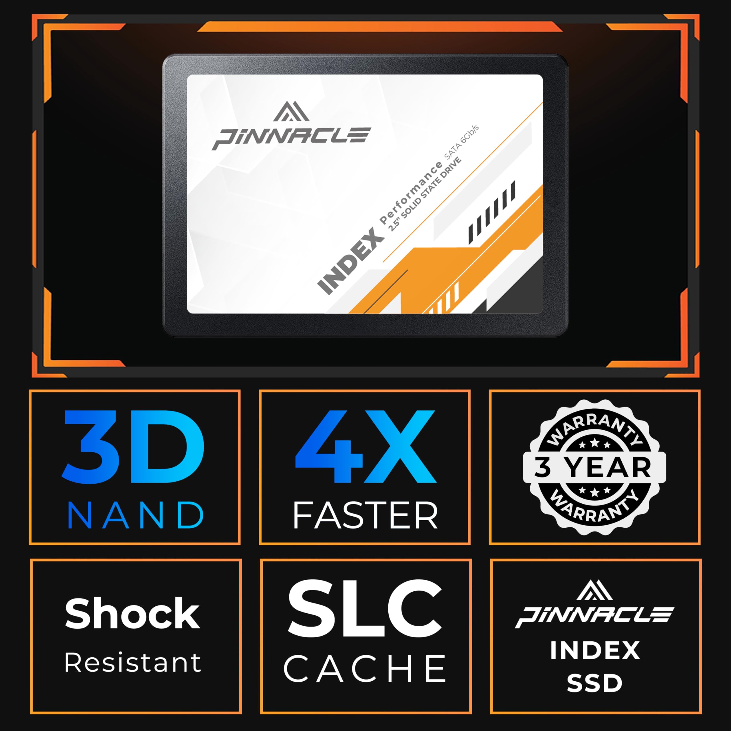 Timetec 1Tb Ssd 3D Nand Sata Iii 6Gb/S 2.5 Inch 7Mm (0.28) Read Speed Up To 550 Mb/S Slc Cache Performance Boost Internal Solid