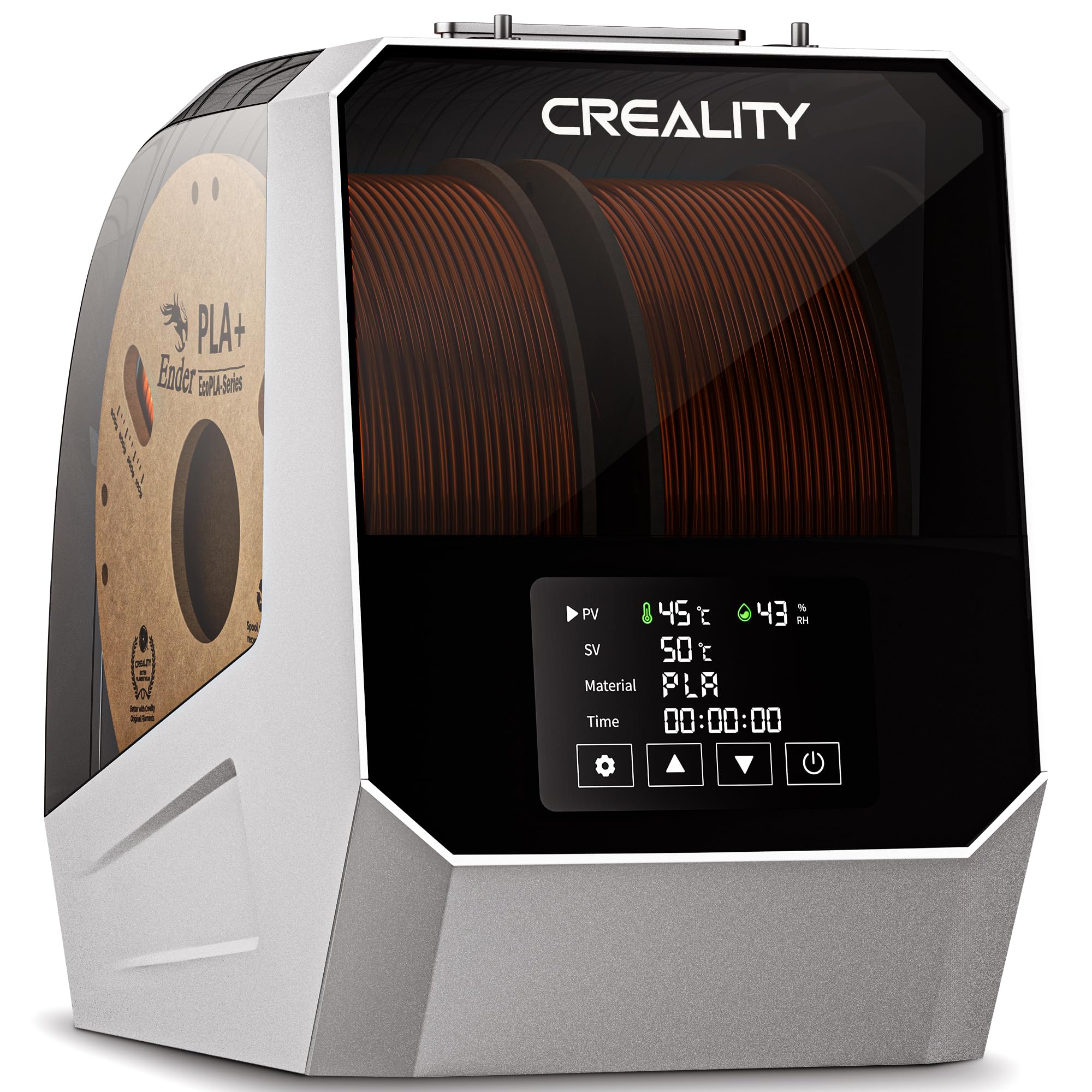 2024 Creality Official Space Pi Filament Dryer Plus, Dual Spool Filament Dryer Box For 3D Printing With Ptc Heater, 360 Fast Hea