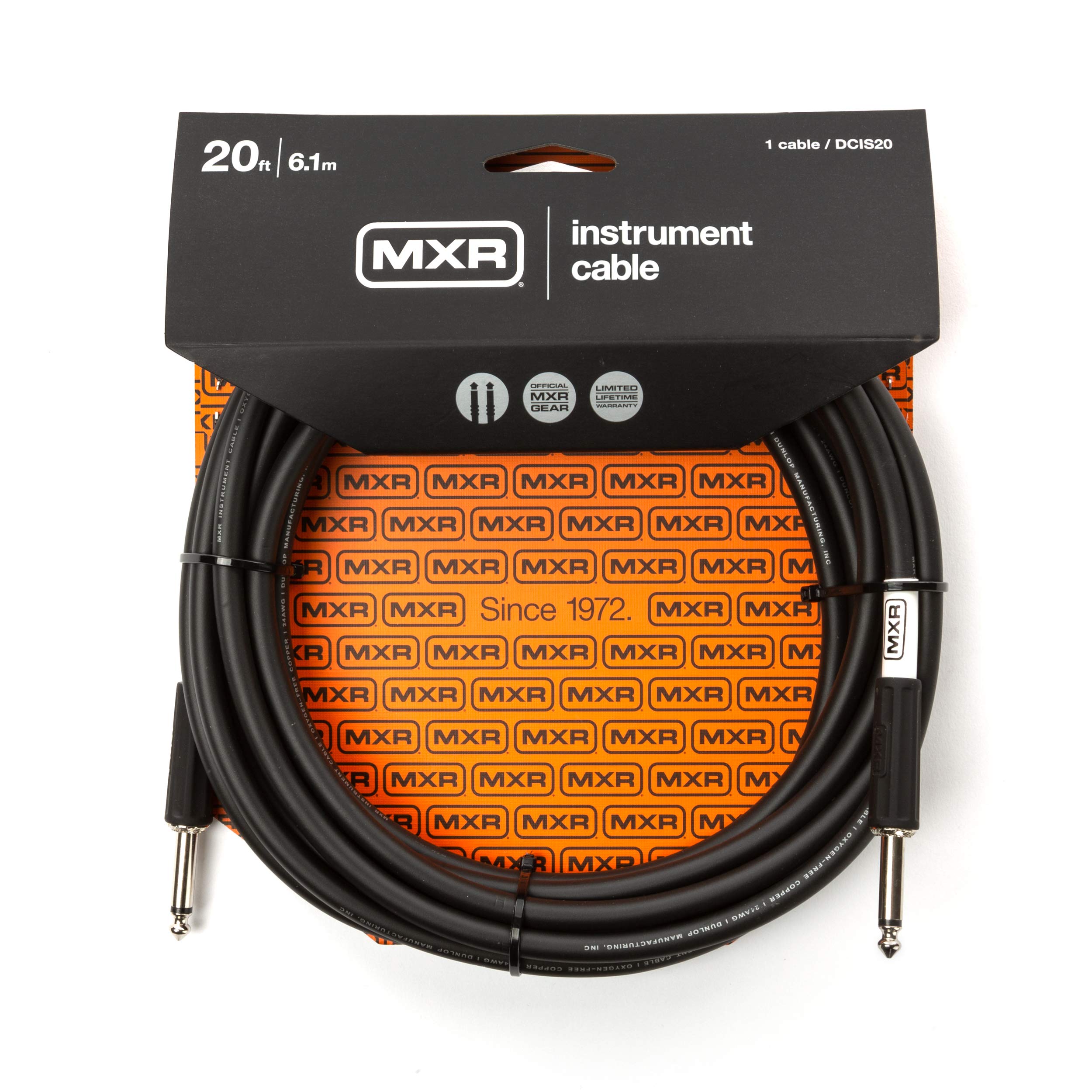 Mxr Standard Instrument Cable 20 Ft|6.1 M (Dcis20)