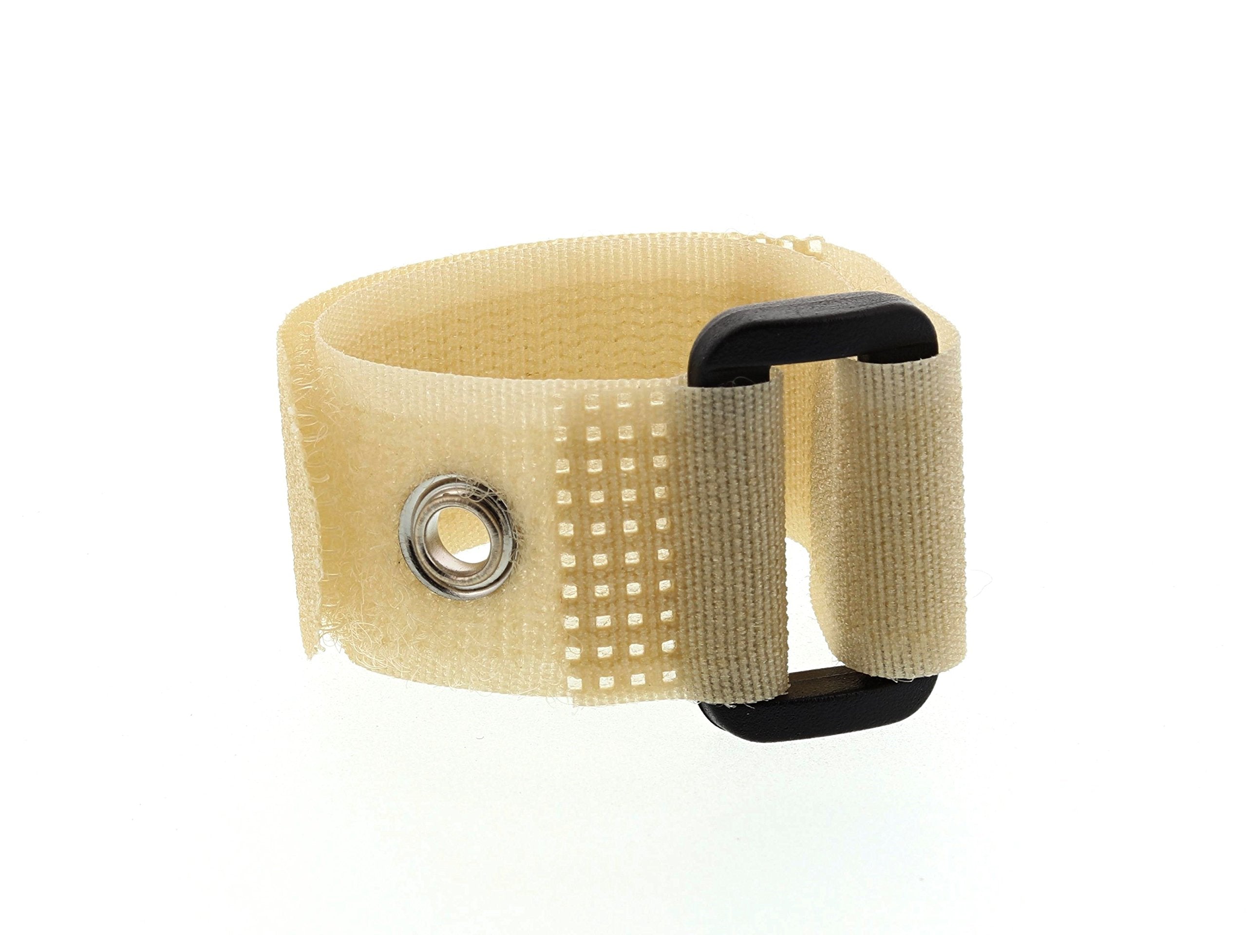 8 Inch Camouflage Tan Cinch Straps with Eyelet - 5 Pack
