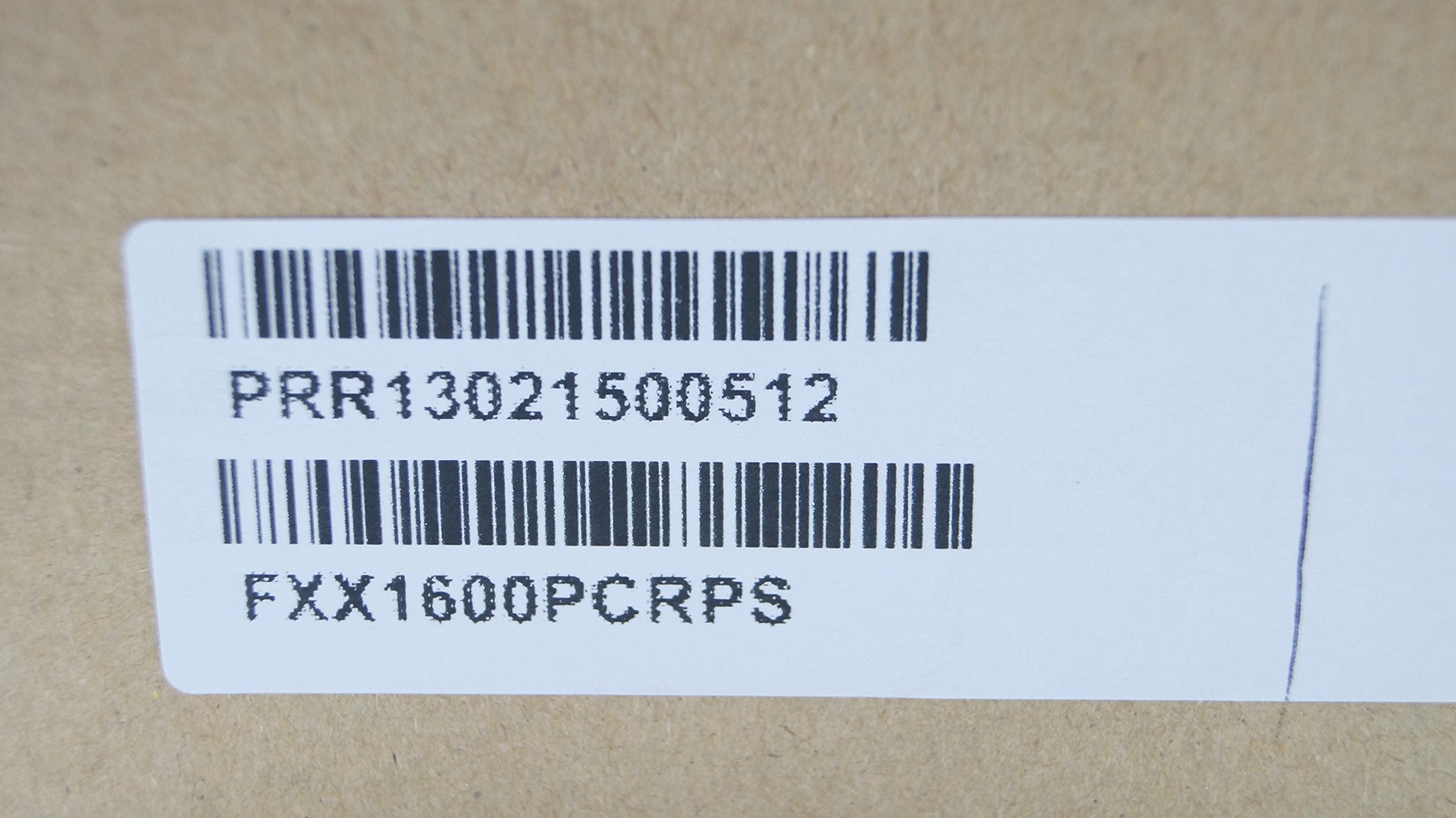 Intel 1660 Watt Power Supply With Power Factor Correction Fxx1600Pcrps