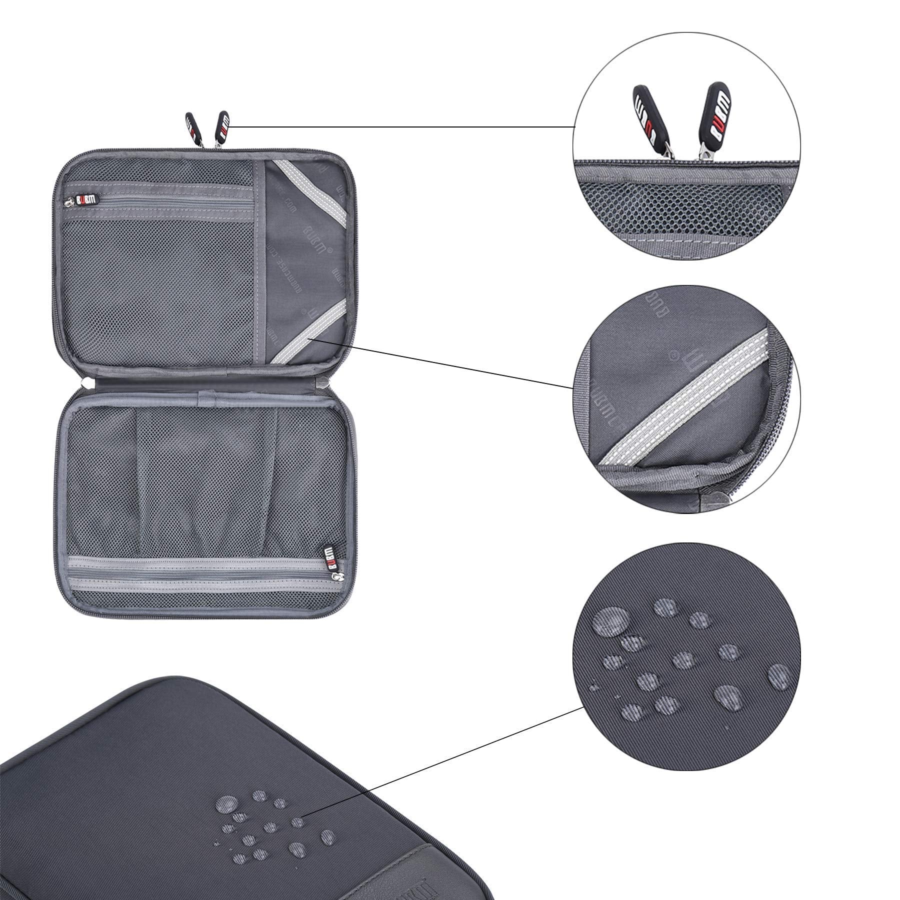 Electronic Cable Organizer Bag   Portable Travel Double Layers Electronic Digital Accessories Storage Pouch Bags For Sd Card Cas