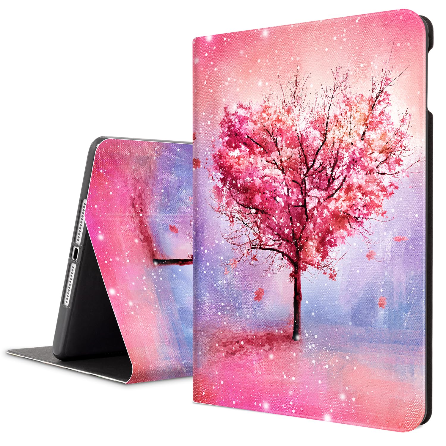 Ipad Case 6Th Generation, Ipad 5Th Generation Case, Ipad Air 2/Air 1 Case, Ipad 9.7 Case For Girls Women, Adjustable Stand Multi