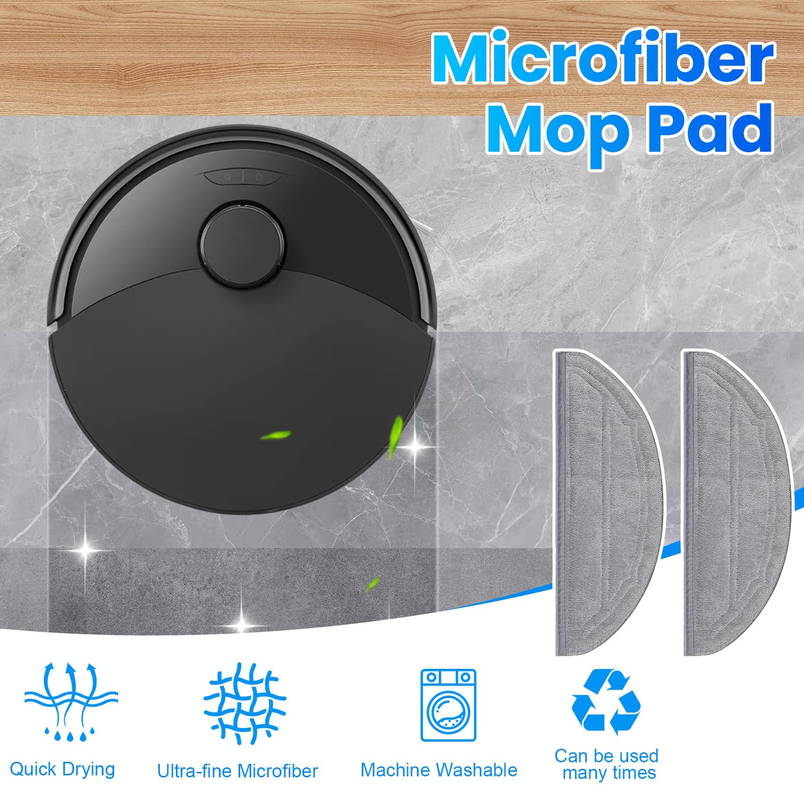 17 Pack Replacement Accessories Kit Compatible With Roborock Q10 S5/Q10 S5+/Q10 X5/Q10 X5+ Robot Vacuum, 2 Main Brush, 6 Side Br