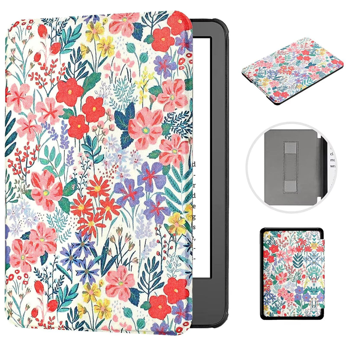 Monsdirect Compatible With Kindle Paperwhite 5Th/6Th/7Th Generation Case 6'' (Fits All 2012, 2013, 2015, 2016 Versions), Hand St