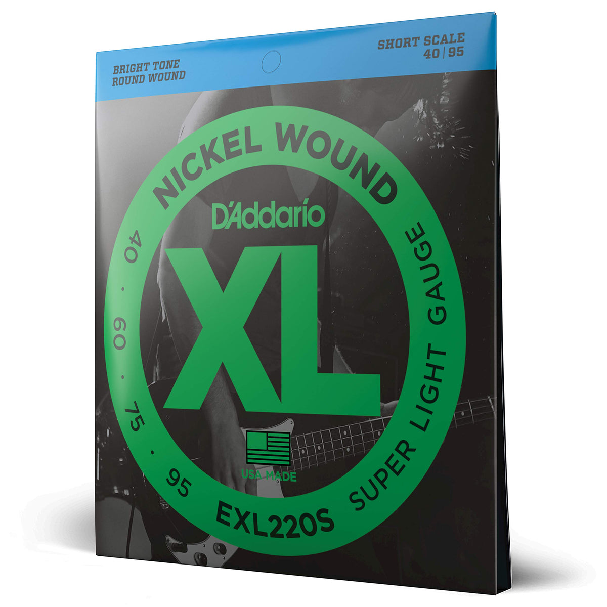 Daddario Bass Guitar Strings   Xl Nickel Bass Strings   Exl220S   Perfect Intonation, Consistent Feel, Powerful Durability   For