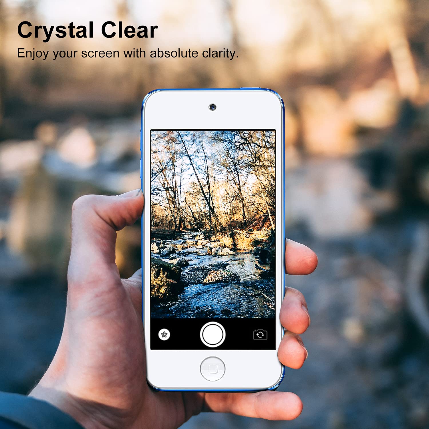 Ivoler [4 Pack] [Tempered Glass] Screen Protector Compatible Ipod Touch 7G 2019 6G 5G (7Th 6Th 5Th Generation), 0.2Mm Ultra Thin