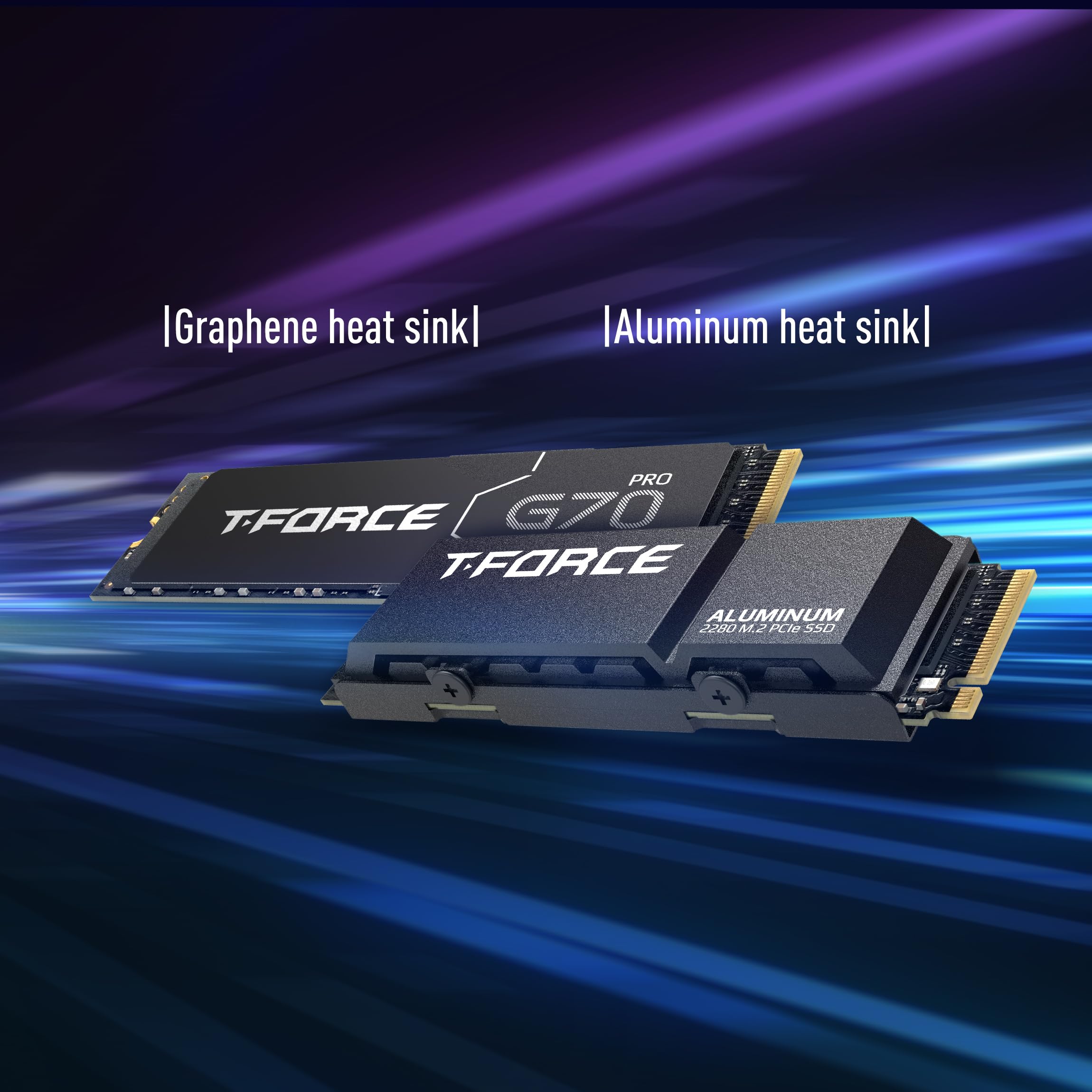 Teamgroup T Force G70 Pro Graphene Heatsink 4Tb Dram Slc Cache 3D Tlc Nand Nvme Innogrit Pcie Gen4X4 M.2 2280 Gaming Internal Ss