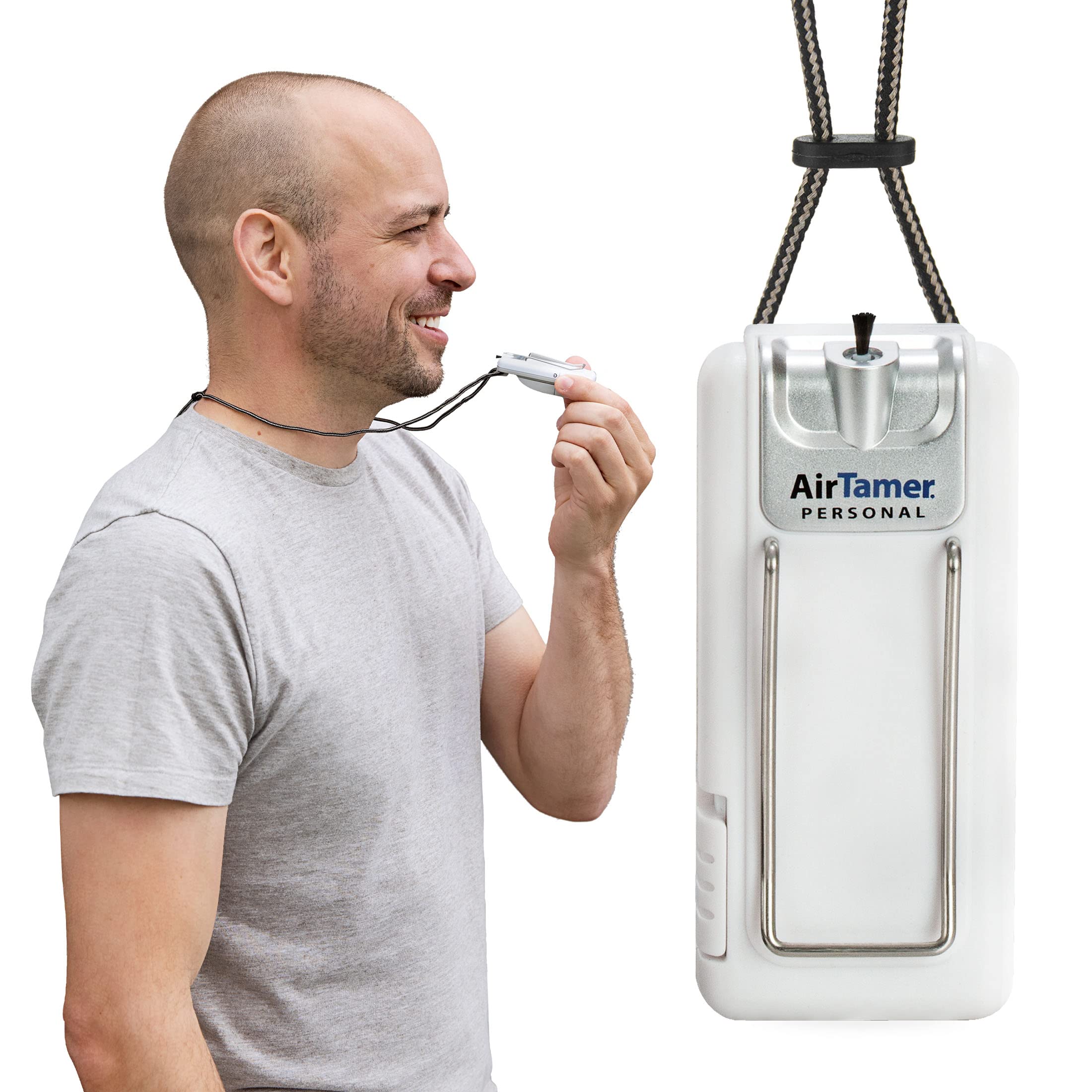 Airtamer A302 | Small Personal And Portable Air Purifier | Lithium Battery Operated | New Electrostatic Purification Technology,