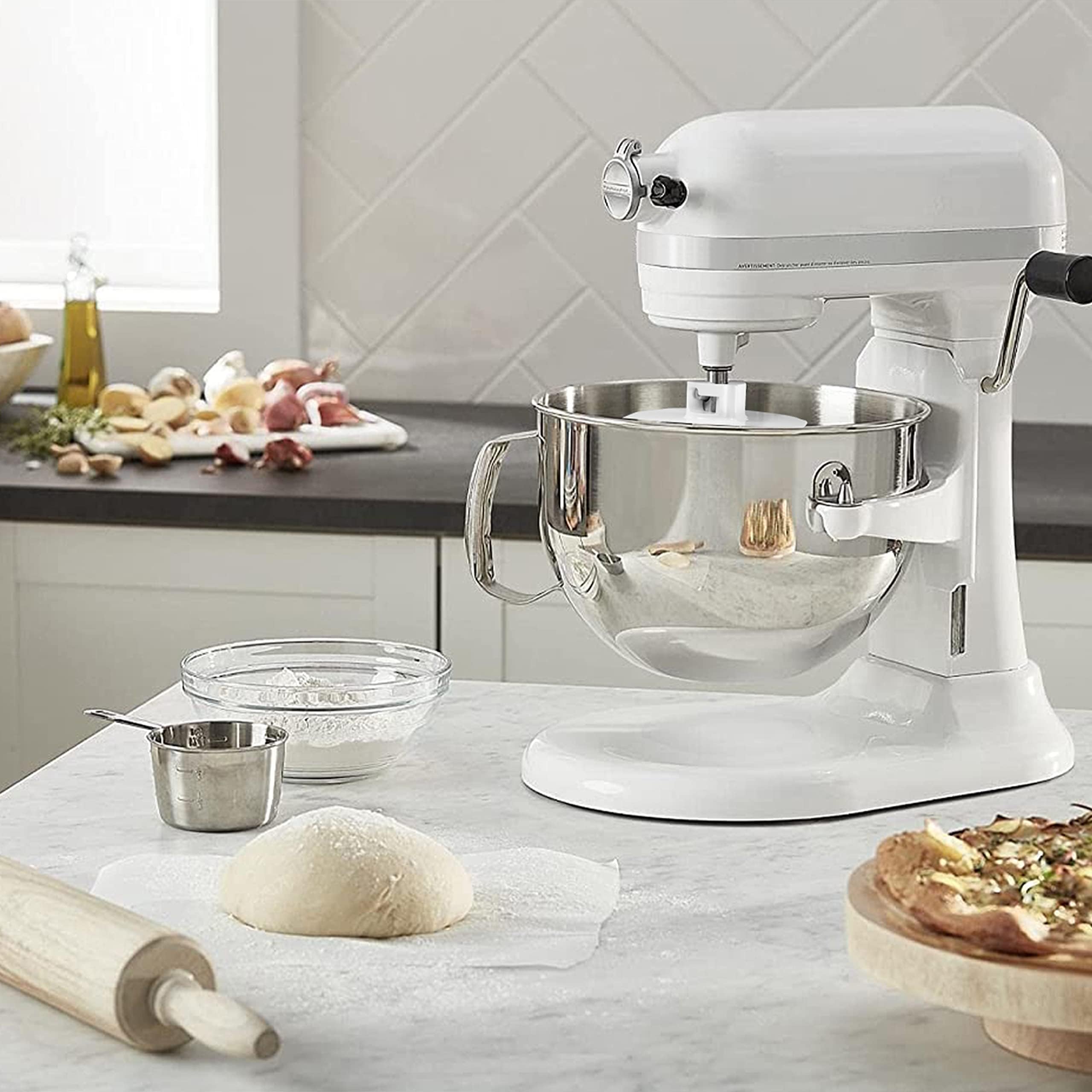 K5Adh Dough Hook For Kitchenaid 6 Quart Bowl Lift Stand Mixer, Dough Hook Replacement For Kitchenaid Professional 600 Series Mix