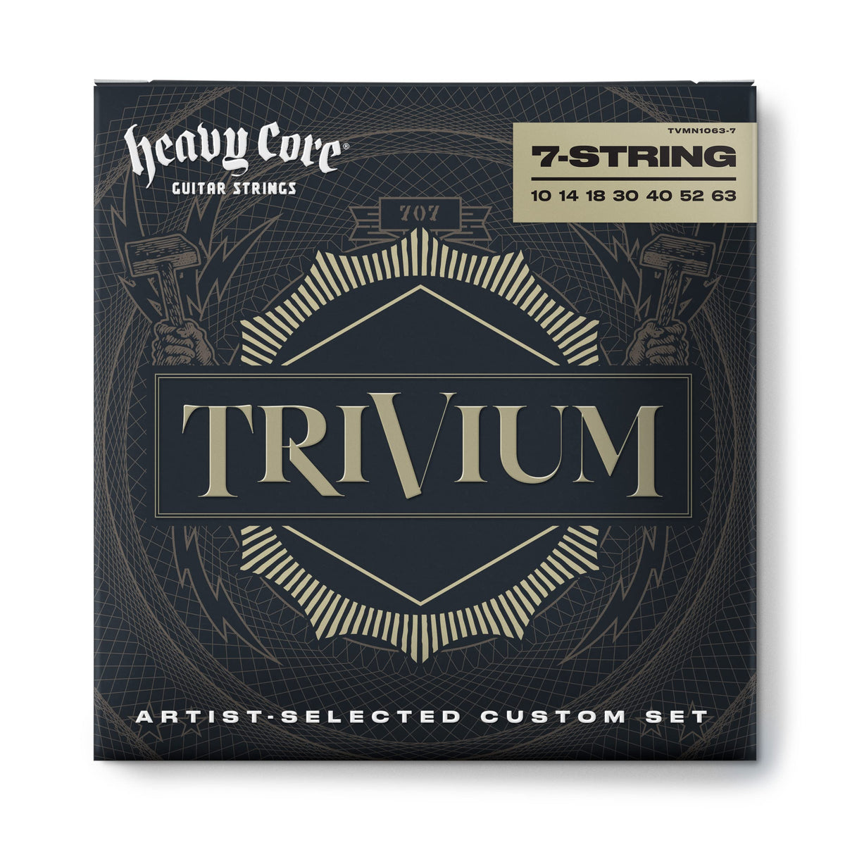 Jim Dunlop Heavy Core Trivium Guitar Strings 10/63 7/Set (Tvmn10637)