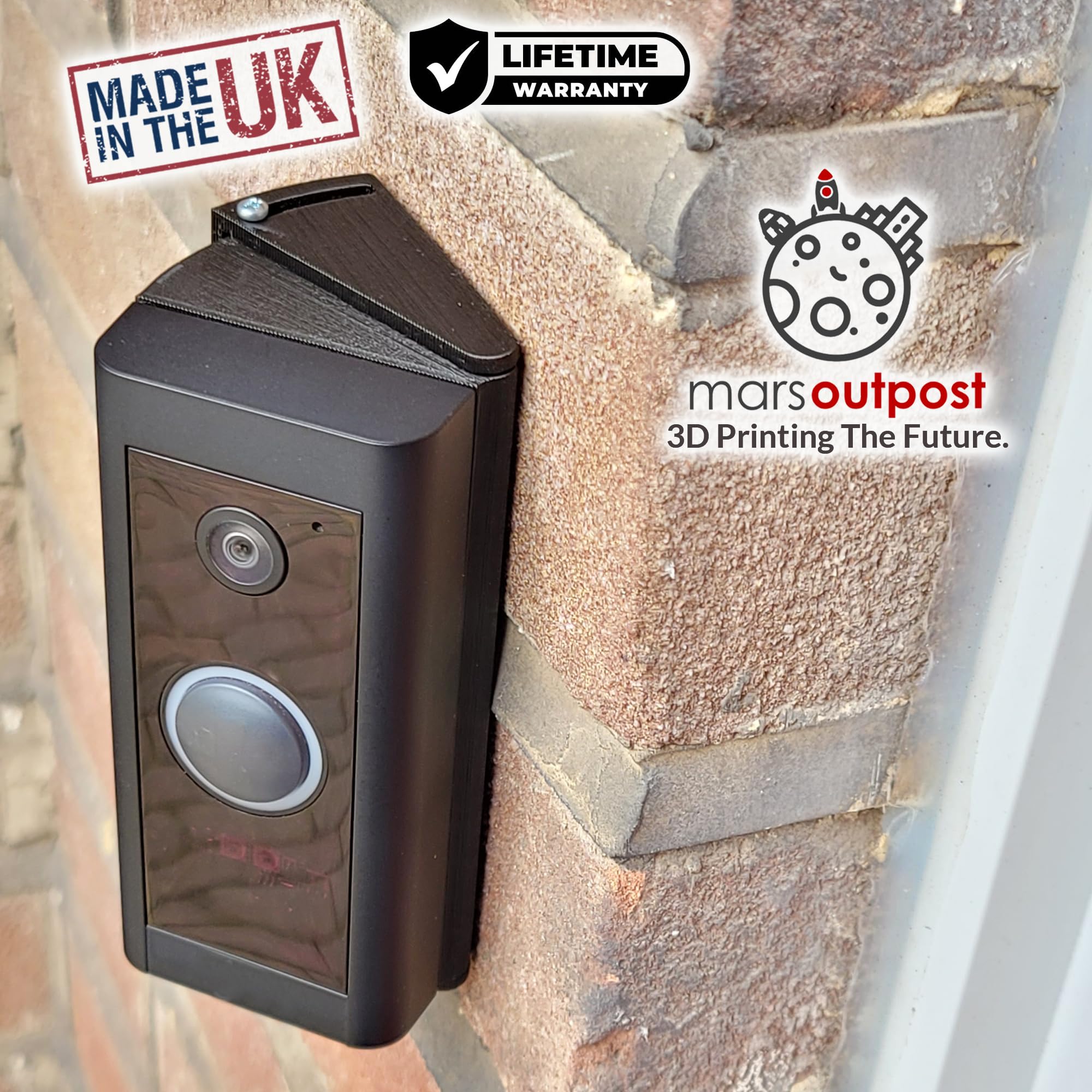 Mars Outpost Adjustable Mount For Ringwired Corner Adjustable Mounting Bracket Wedge 20 45 Degree 20/25/30/35/40/45 Degree Slim