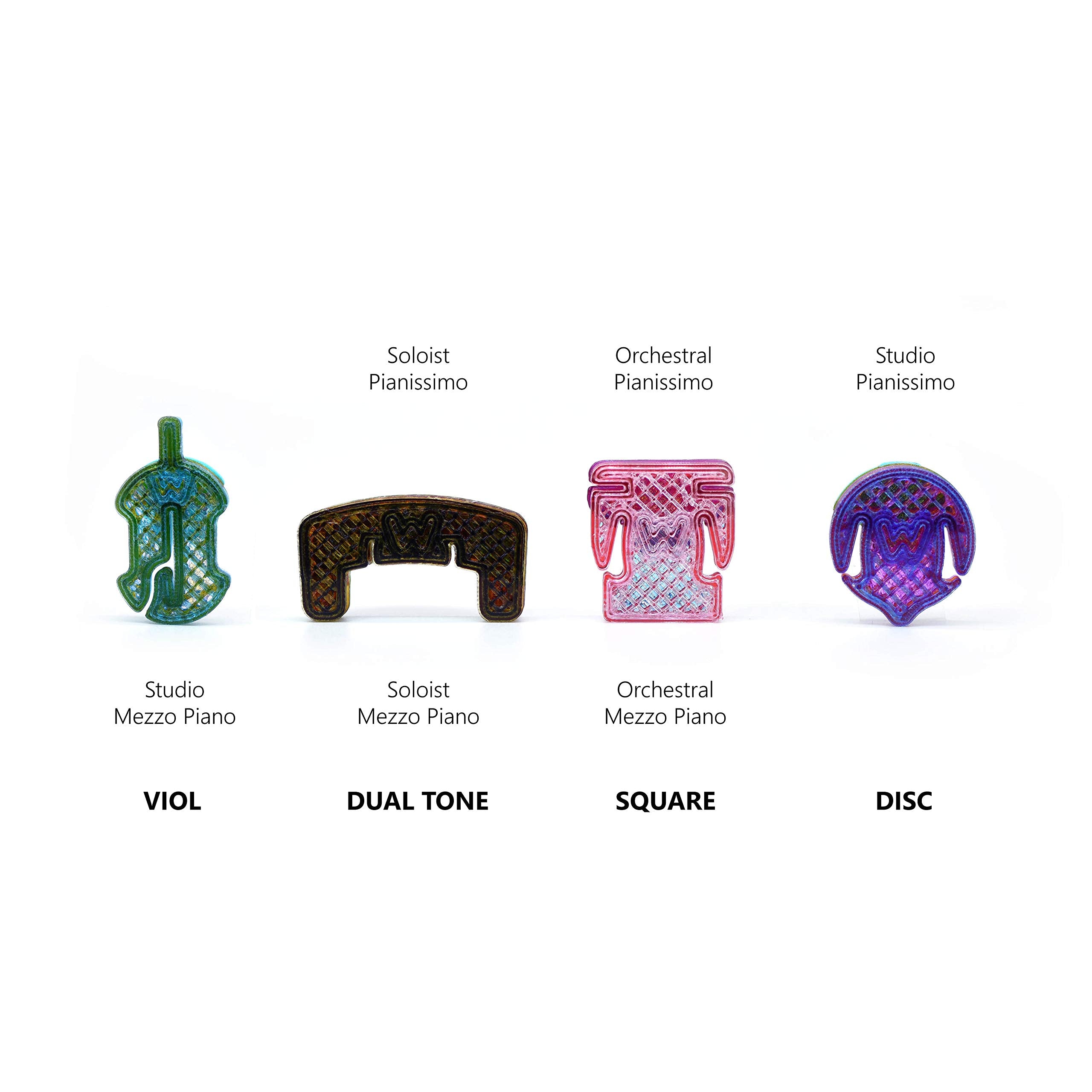 3 Pack Professional Orchestral Mutes (Violin) By Viowiessco