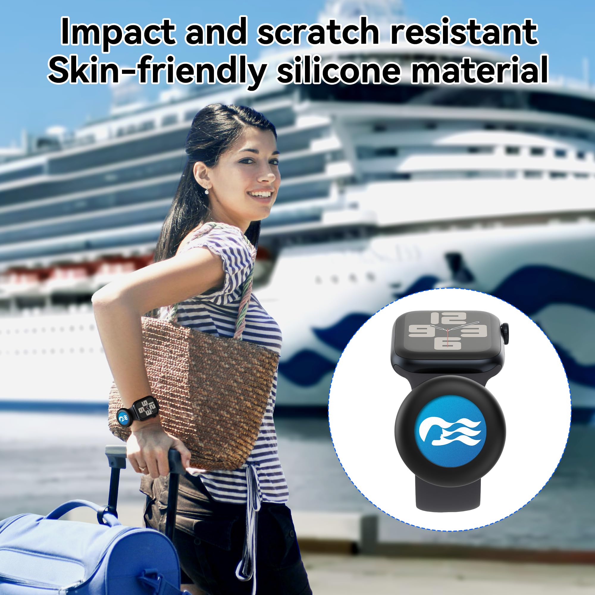 Spomox [4 Pack] Princess Ocean Medallion Watch Adapter,Princess Medallion Holder For Princess Medallion Device In 2023 & 2024 (B