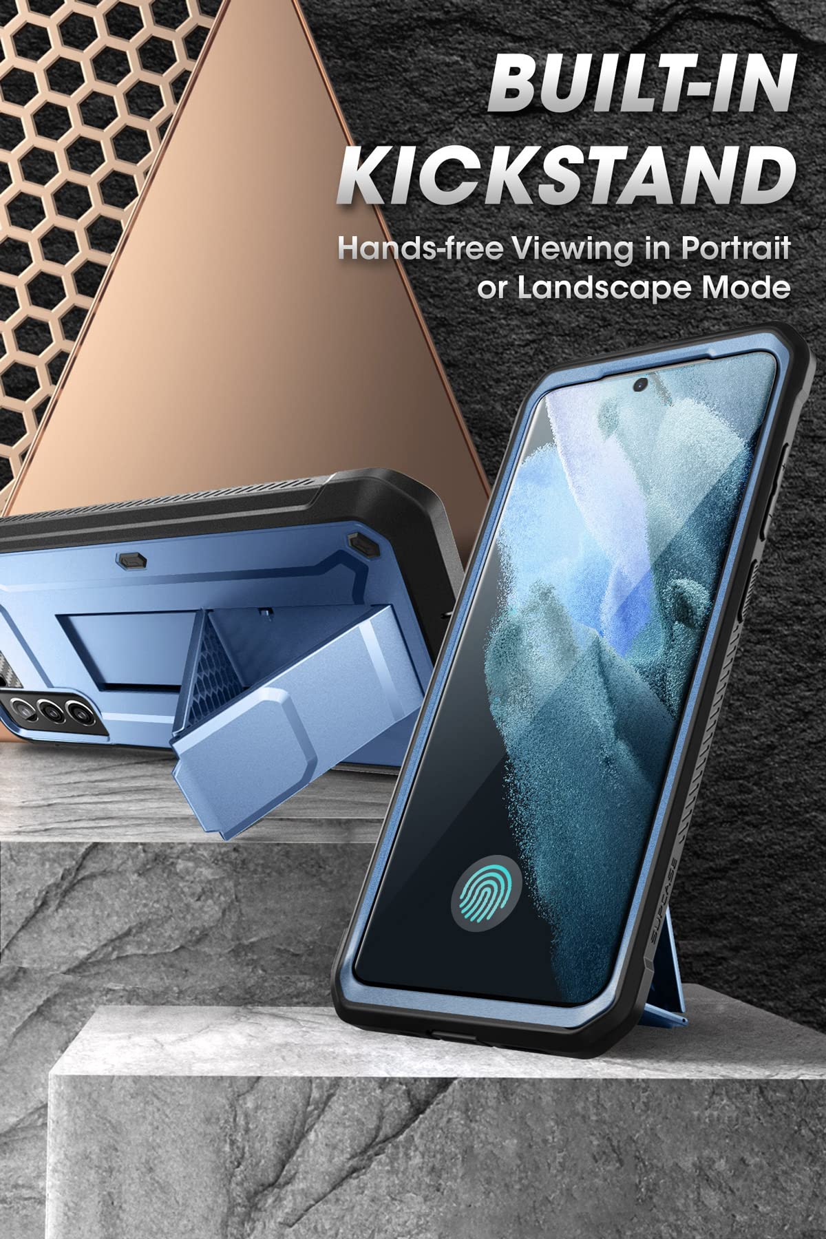 Supcase Unicorn Beetle Pro Series Case Designed For Samsung Galaxy S21 Fe (2022 Release), Full Body Dual Layer Rugged Holster &