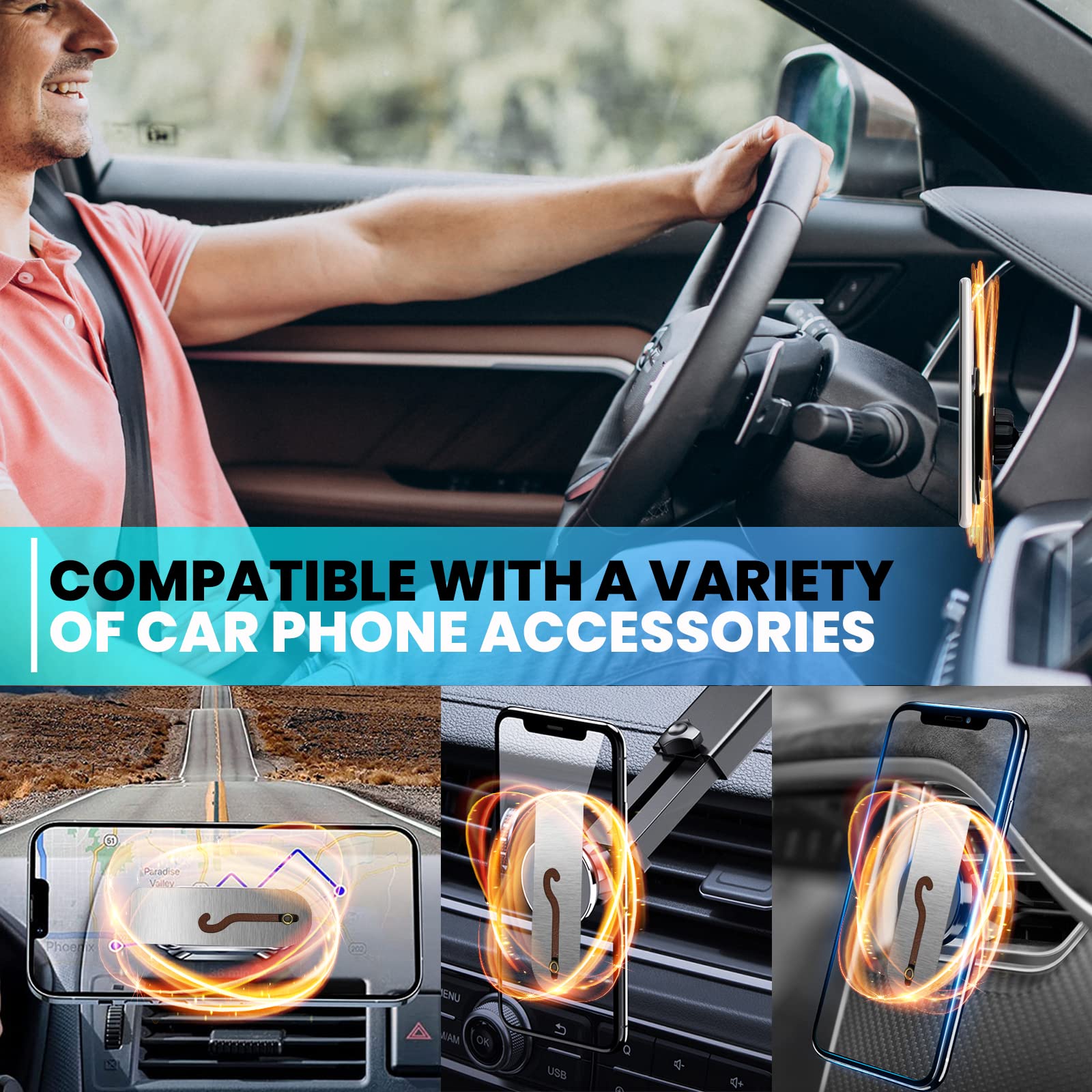 Phone Strap Grip Holder Finger [Kn Flax] Cell Phone Grip Telescopic Phone Finger Strap Stand Universal Finger Kickstand For Most